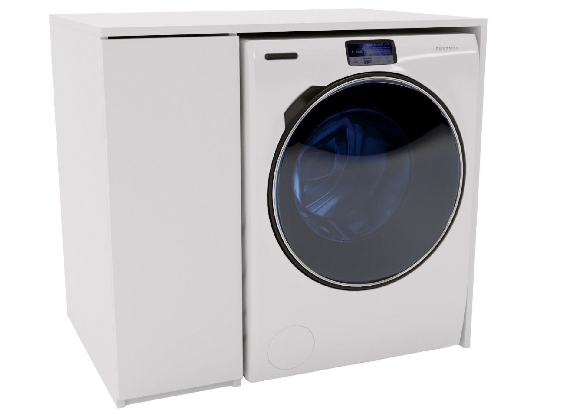 Raumhirsch Furniture Waschmaschinenumbauschrank mit Stauraum für Waschmaschine – Waschmaschinenschrank- vier Цвета(ов)