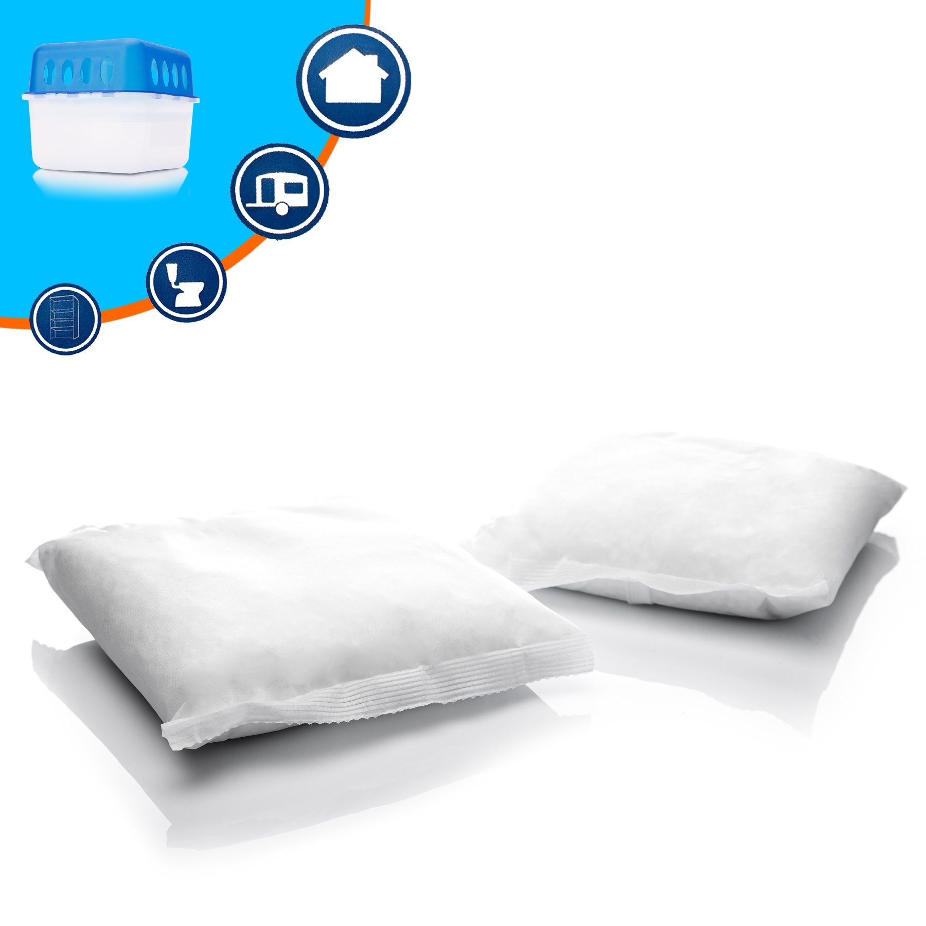 BigDean Luftentfeuchter-Nachfüllpack 12x 400g Nachfüllpack Feuchtigkeitskil günstig online kaufen
