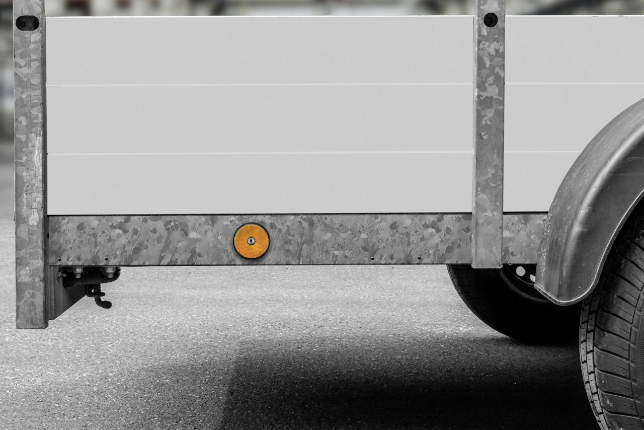 LAS Anhängerkupplung LAS Reflektor rund orange 2 Stück