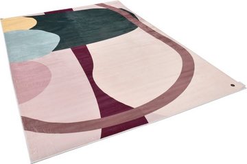 Teppich Shapes - FOUR, TOM TAILOR HOME, rechteckig, Höhe: 5 mm, Kurzflor, bedruckt, modernes Design