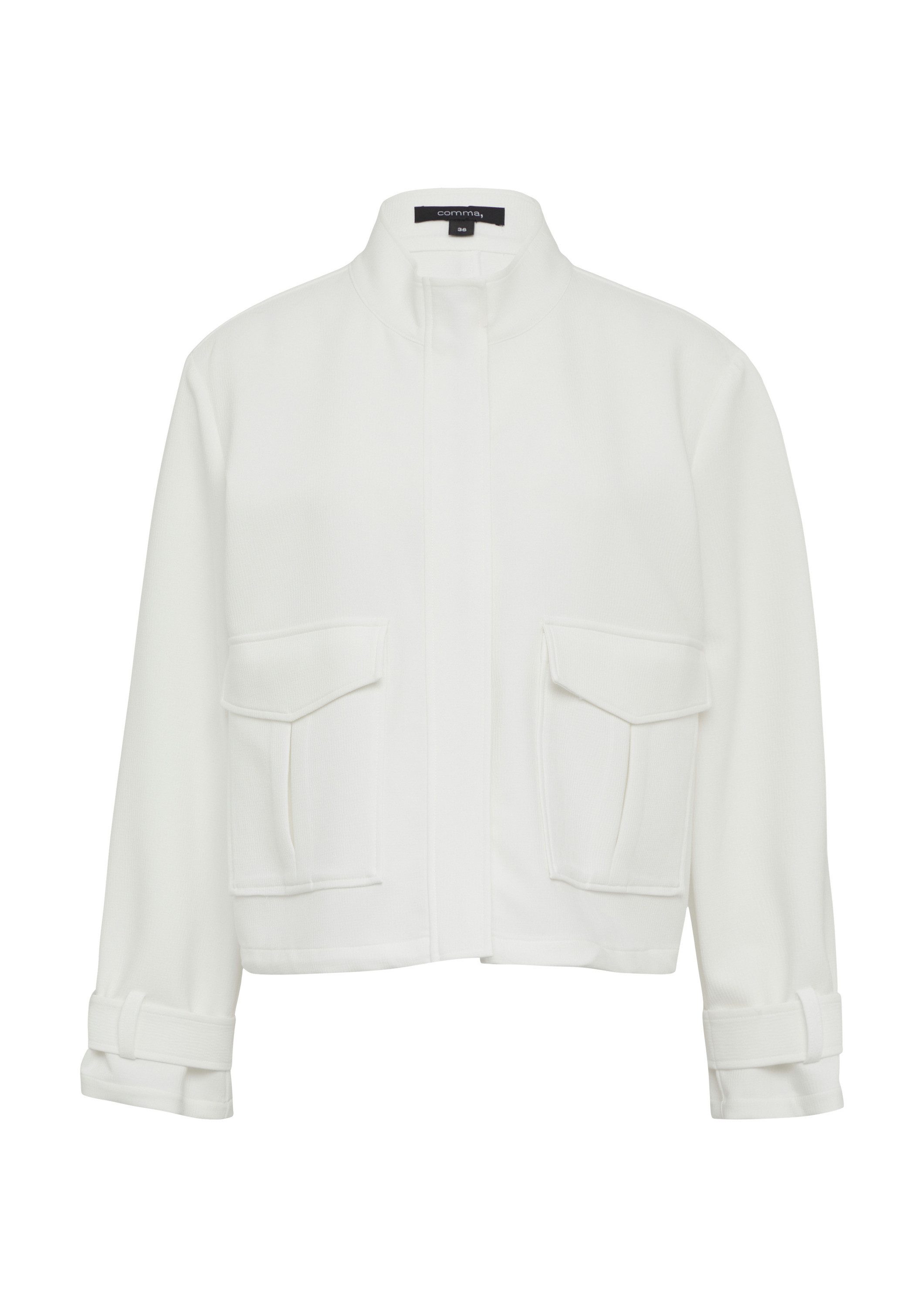 comma Funktionsjacke Indoor-Jacke Weite Blouson-Jacke mit Struktur und Tunn günstig online kaufen