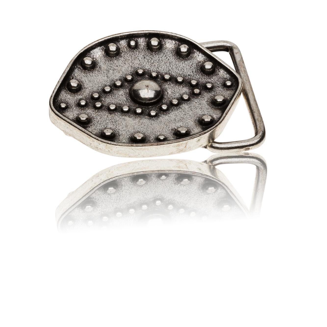 Gürtelschnalle 30mm Metall Silber - Buckle Oculus - 326207510020