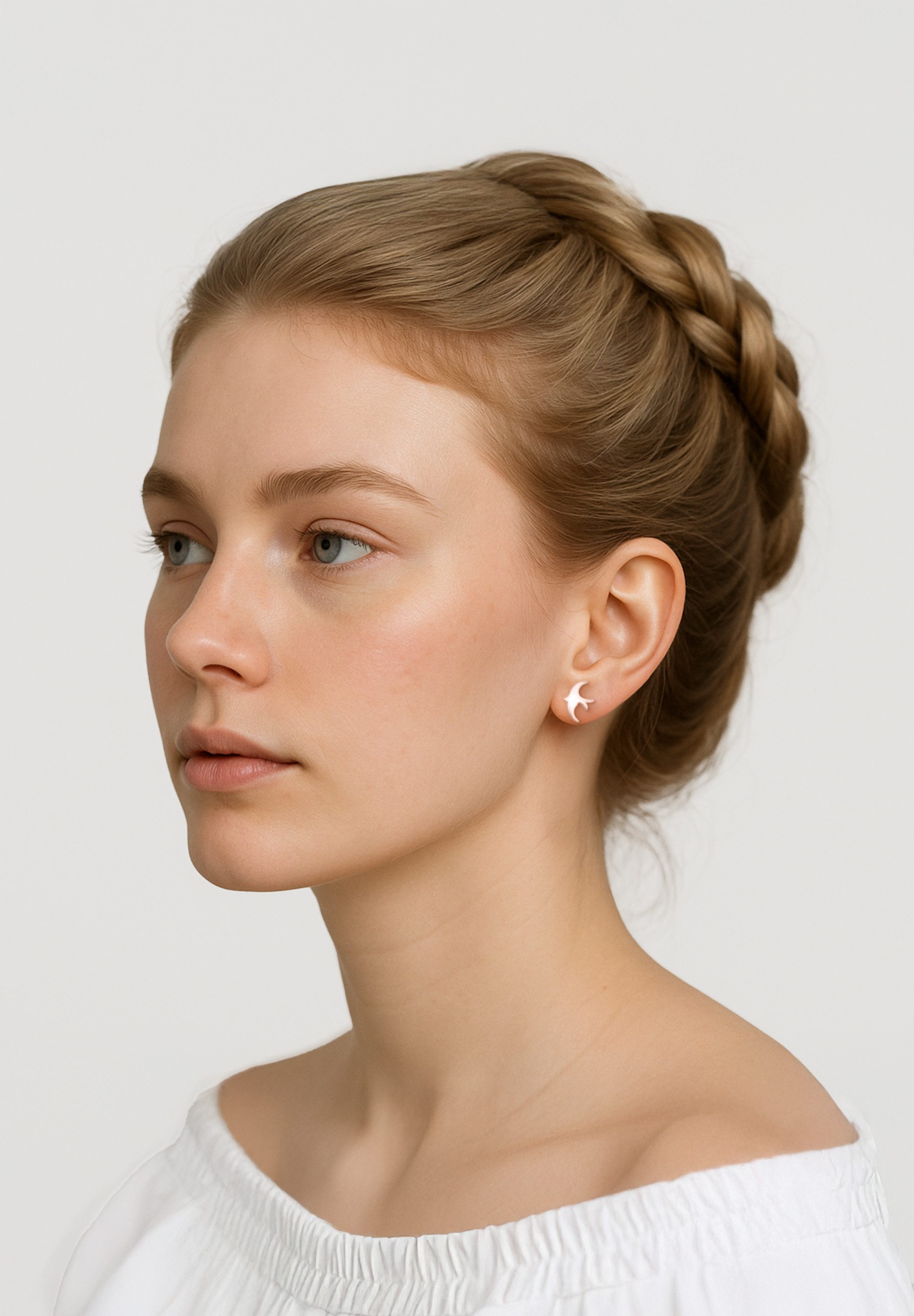 Sofia Milani Paar Ohrstecker Vogel, 925 Silber Damen Schmuck - E1390