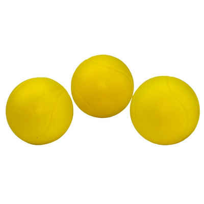 alldoro Tennisball 60051, 3er Set gelbe Soft-Tennisbälle, Ø je 6,5 cm