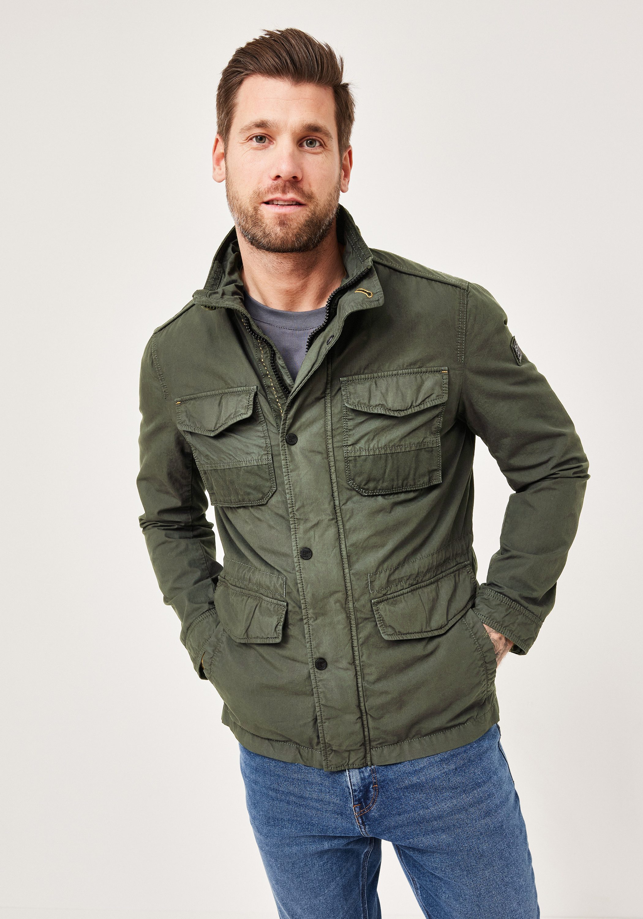 Redpoint Fieldjacket BUD 2.0 Modern Fit Fieldjacket aus reiner Baumwolle günstig online kaufen