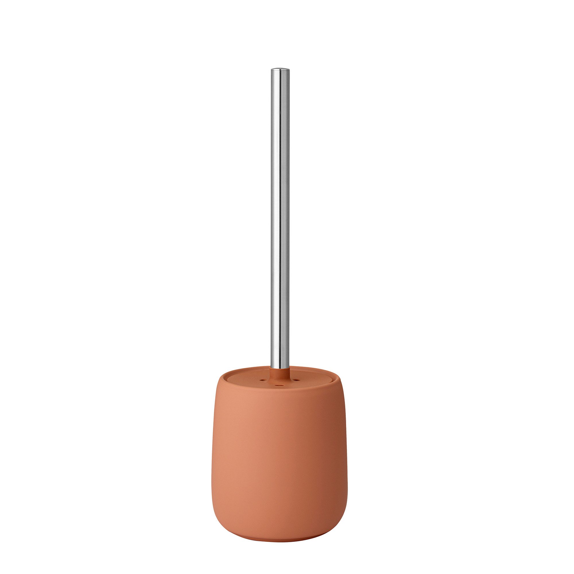 blomus WC-Reinigungsbürste -SONO- Toilettenbürste & Halter, Badaccessoire, WC, Keramik, Soft-Touch, Silikondeckel