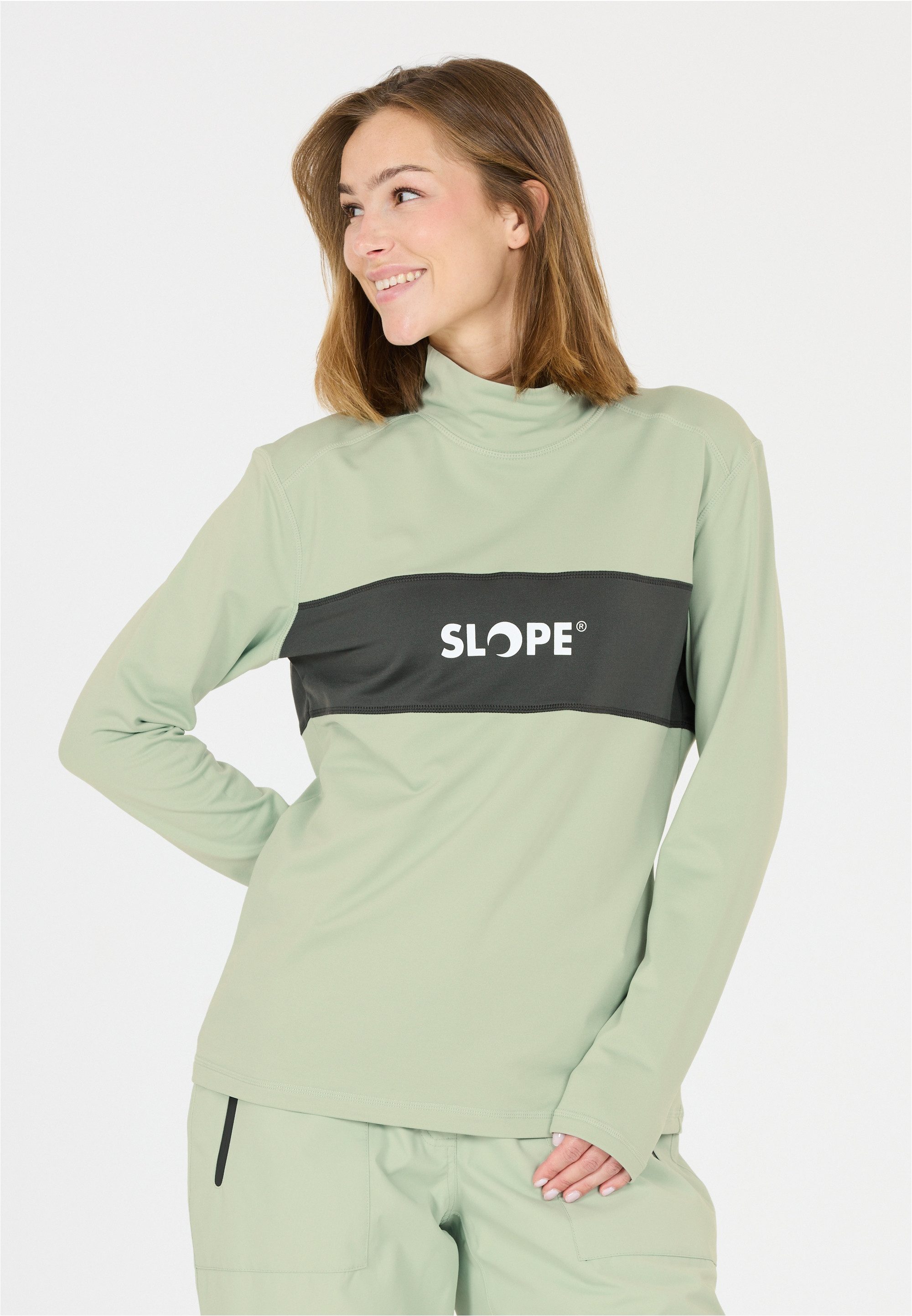 SLOPE Strickpullover Norvyn mit kuscheligem Komfort
