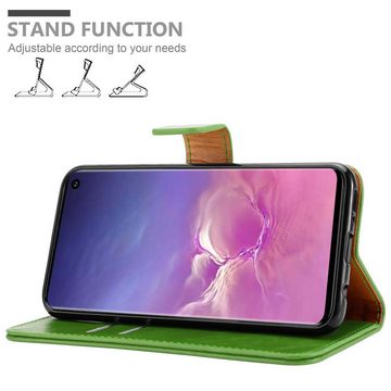 Cadorabo Handyhülle Samsung Galaxy S10 4G Samsung Galaxy S10 4G, Klappbare Handy Schutzhülle - Hülle - mit Standfunktion und Kartenfach