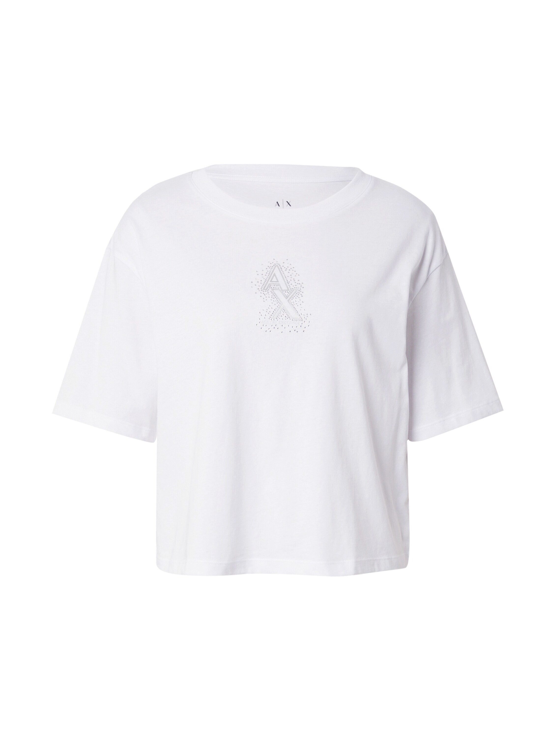 ARMANI EXCHANGE T-Shirt (1-tlg) Ziersteine