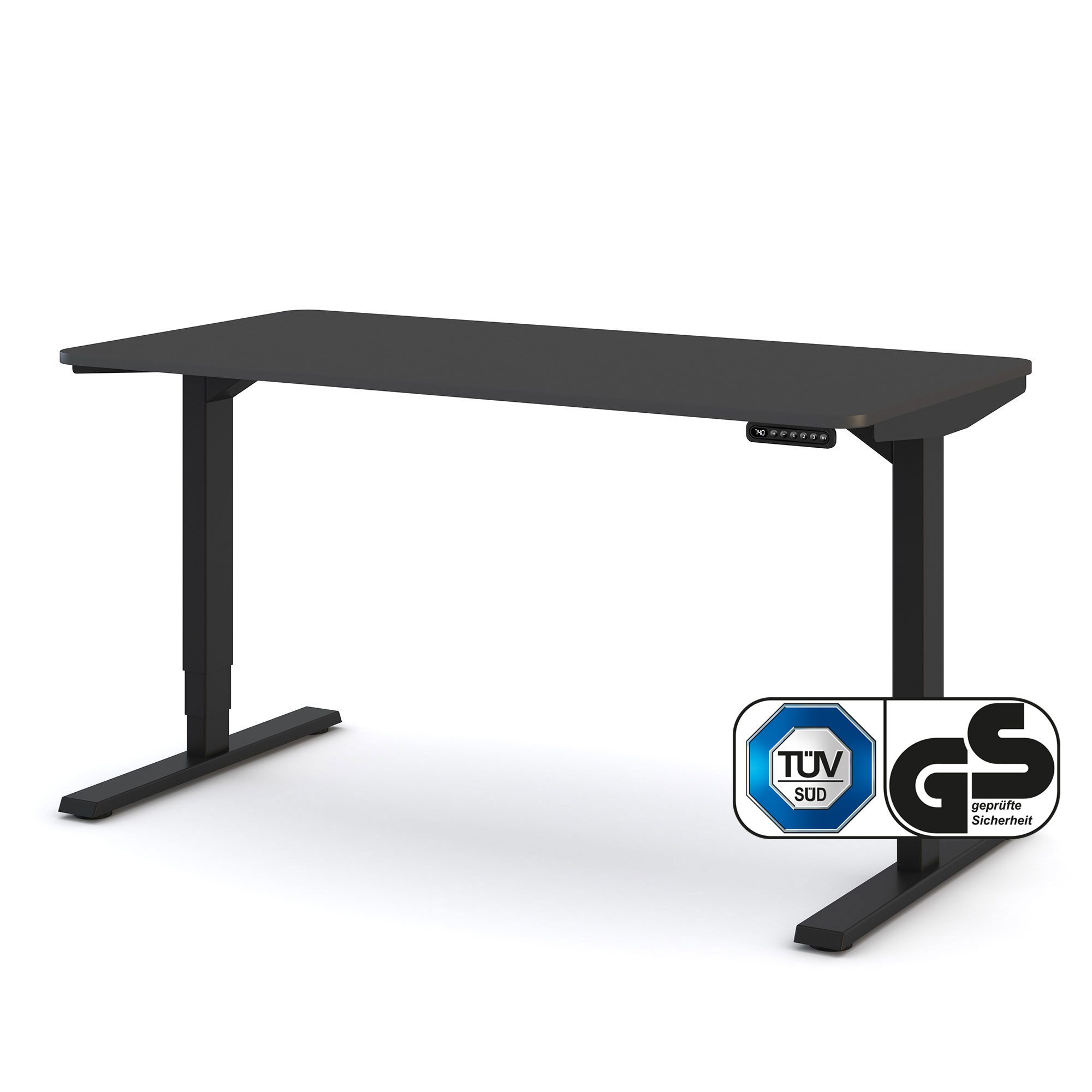 ASSMANN Büromöbel Schreibtisch Y-LINE Curved (140x70cm günstig online kaufen
