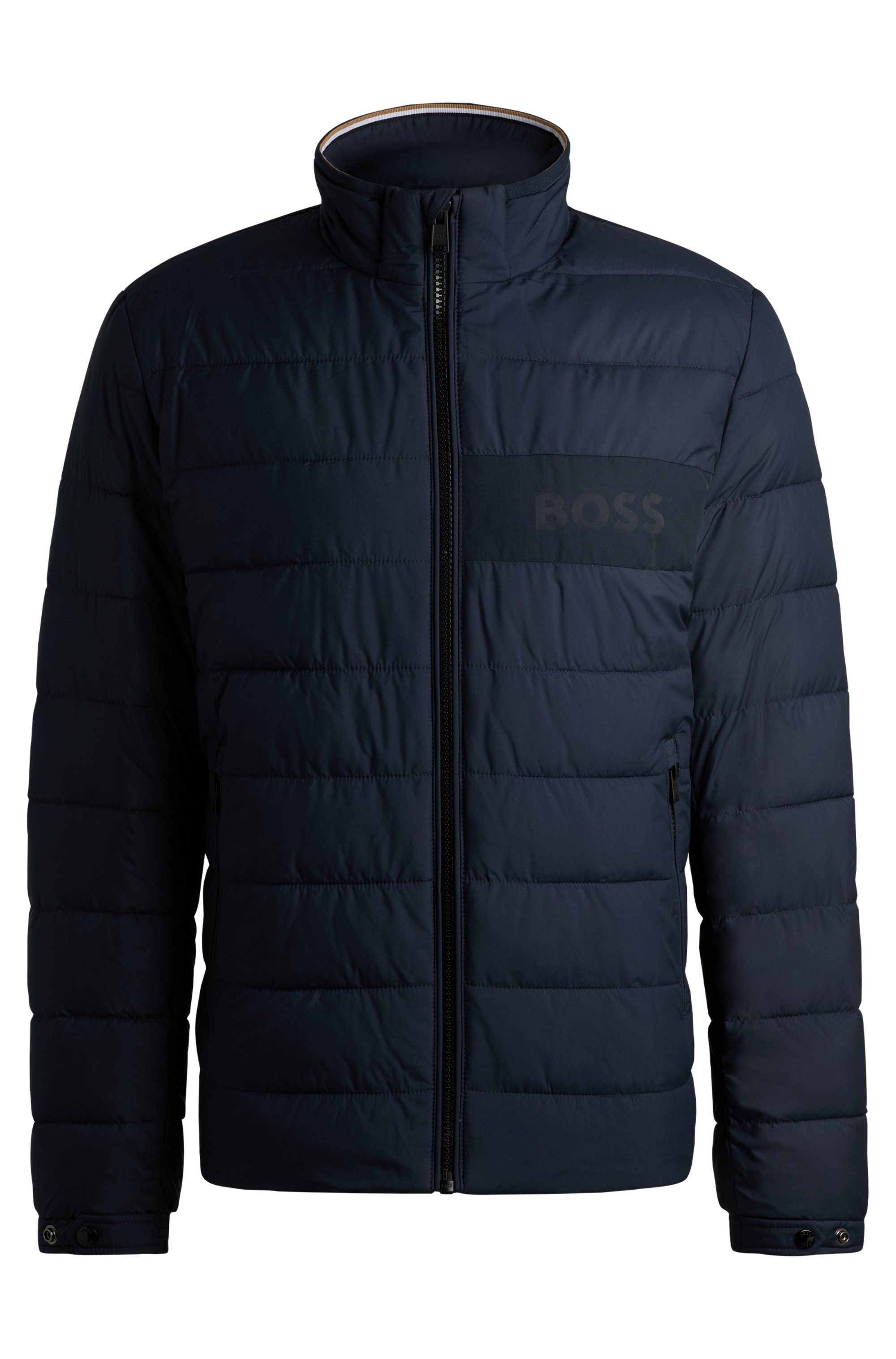 BOSS Steppjacke Cenitos Premium Menswear mit Stehkragen, regular fit