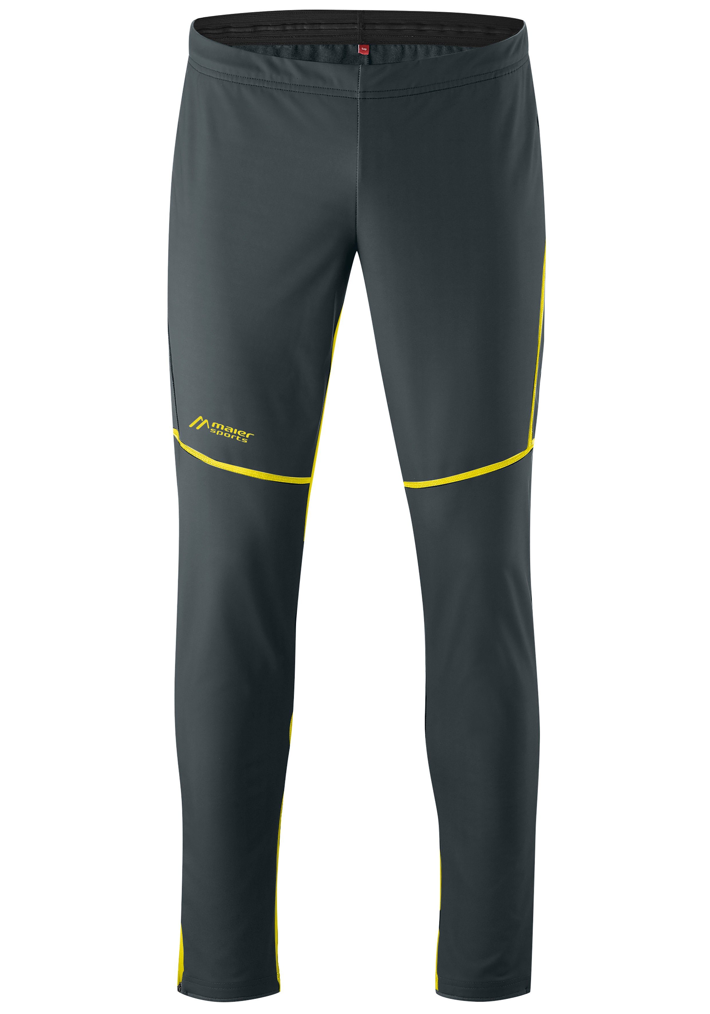 Maier Telfs Nordic CC Sports Sports mit M grau Funktionshose Hybrid-Konstruktion Tights Sportliche Tight