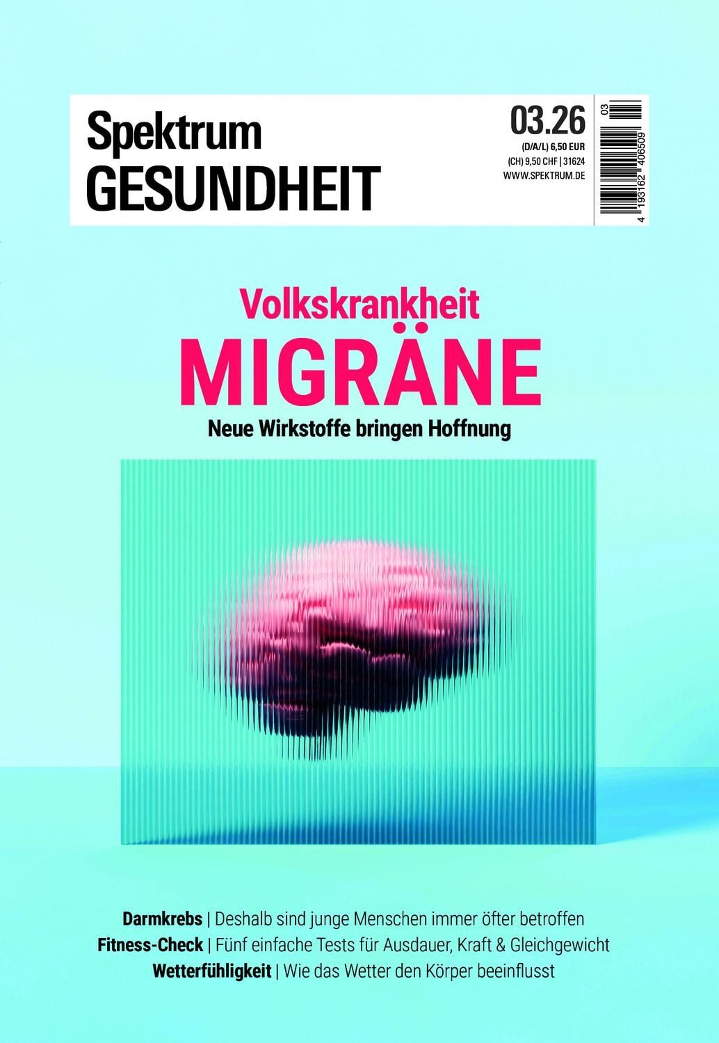 Spektrum Gesundheit 3/2026 - Volkskrankheit Migräne / diverse