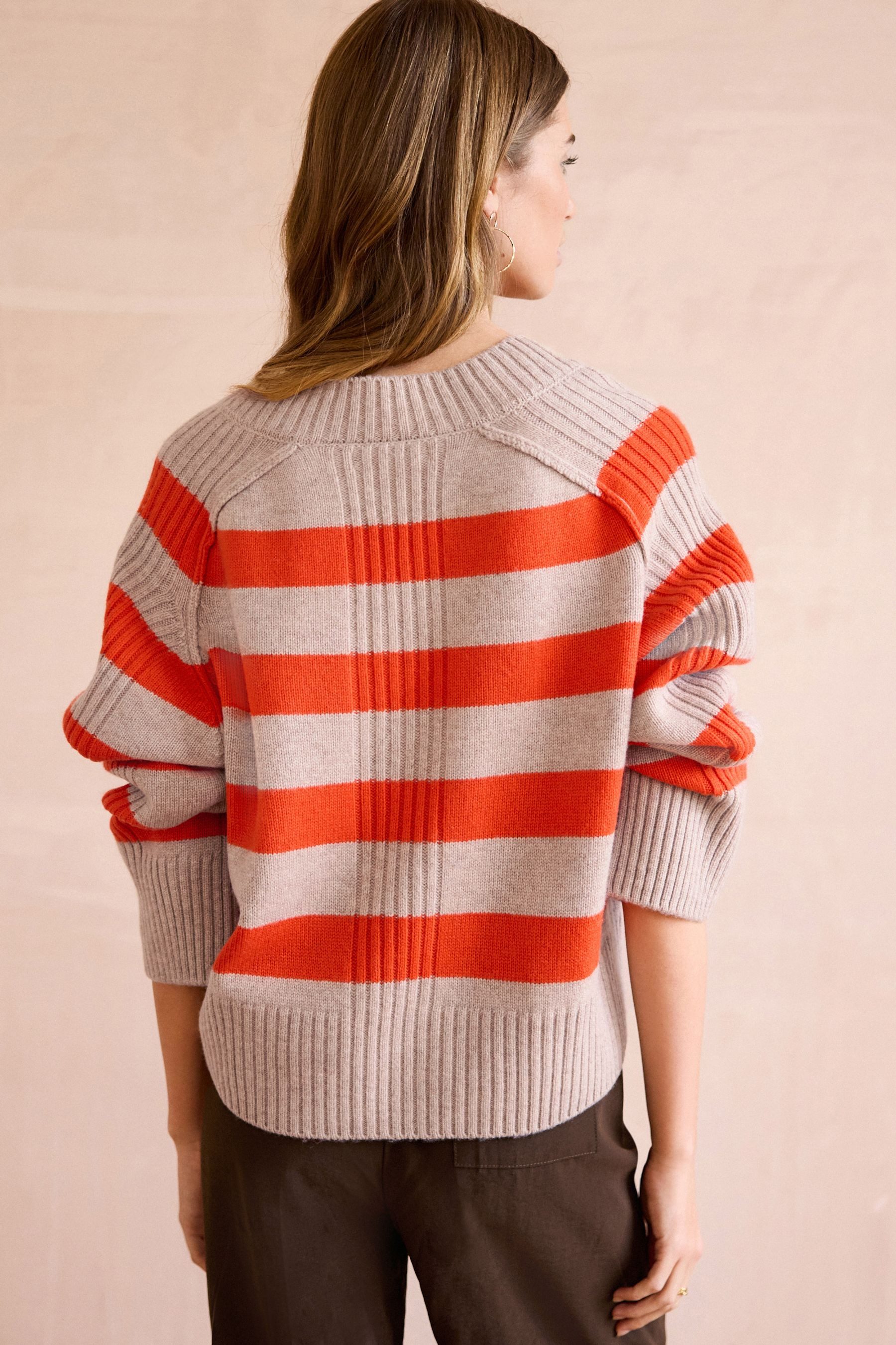 Next V-Ausschnitt-Pullover Premium-Pullover mit V-Ausschnitt (1-tlg) günstig online kaufen