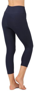 Merry Style Leggings Damen Caprihose 3/4 Hosen Sporthose MS10-301 (1-tlg) Breite Taille
