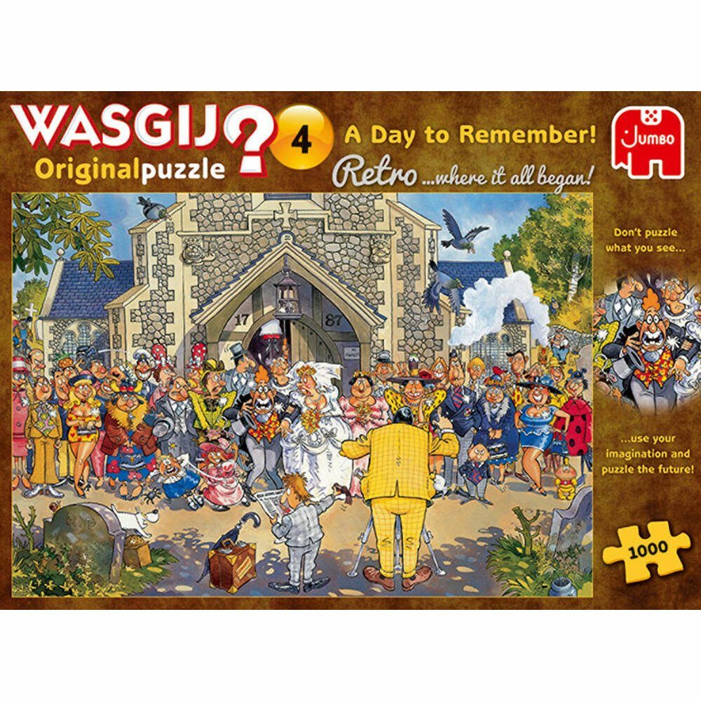 Erinnern!, Tag 1000 Ein Puzzleteile Jumbo Original Wasgij zum Spiele 4 Retro Puzzle