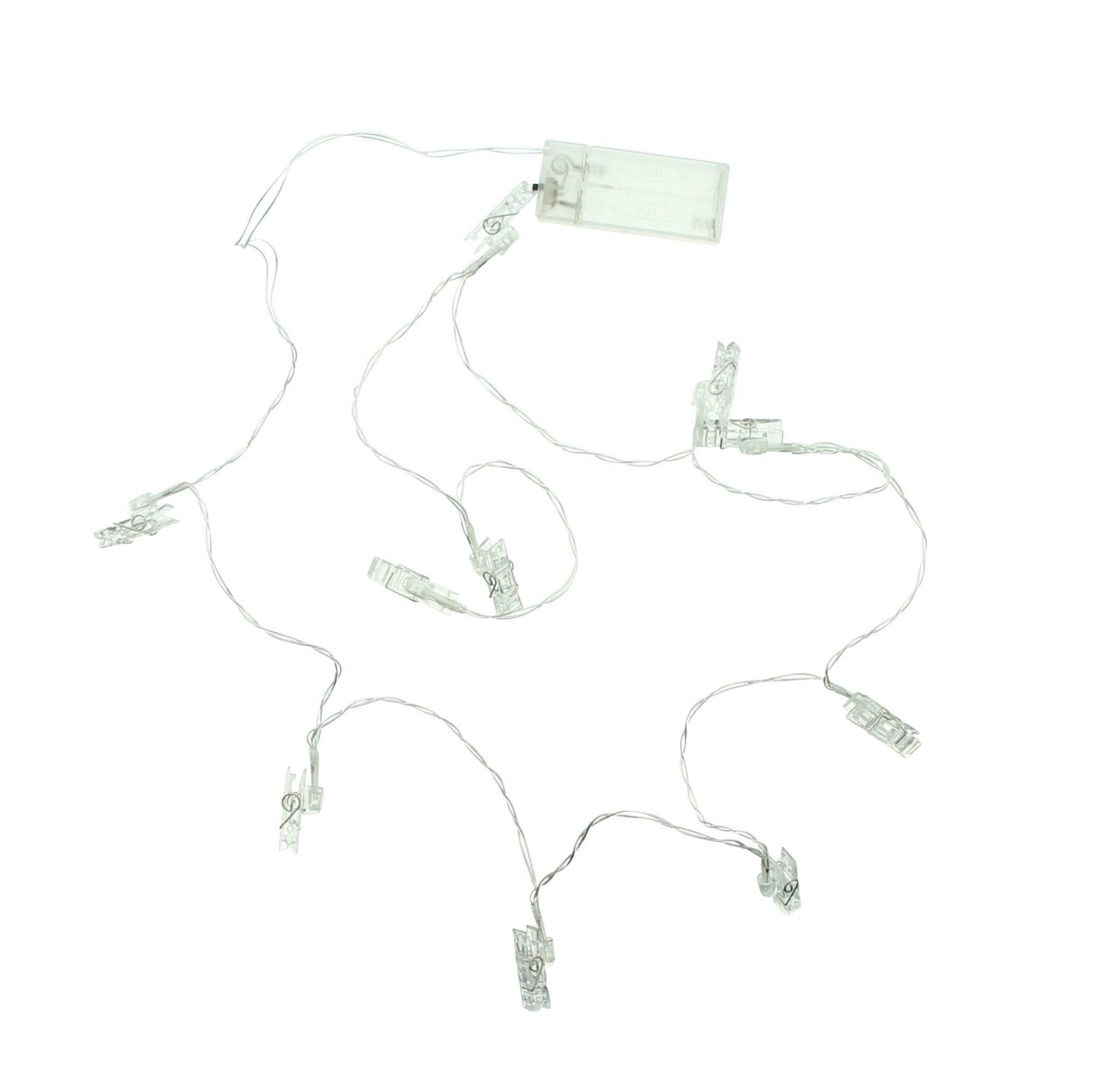 LED Dekoobjekt LED-Lichterkette "Clips"