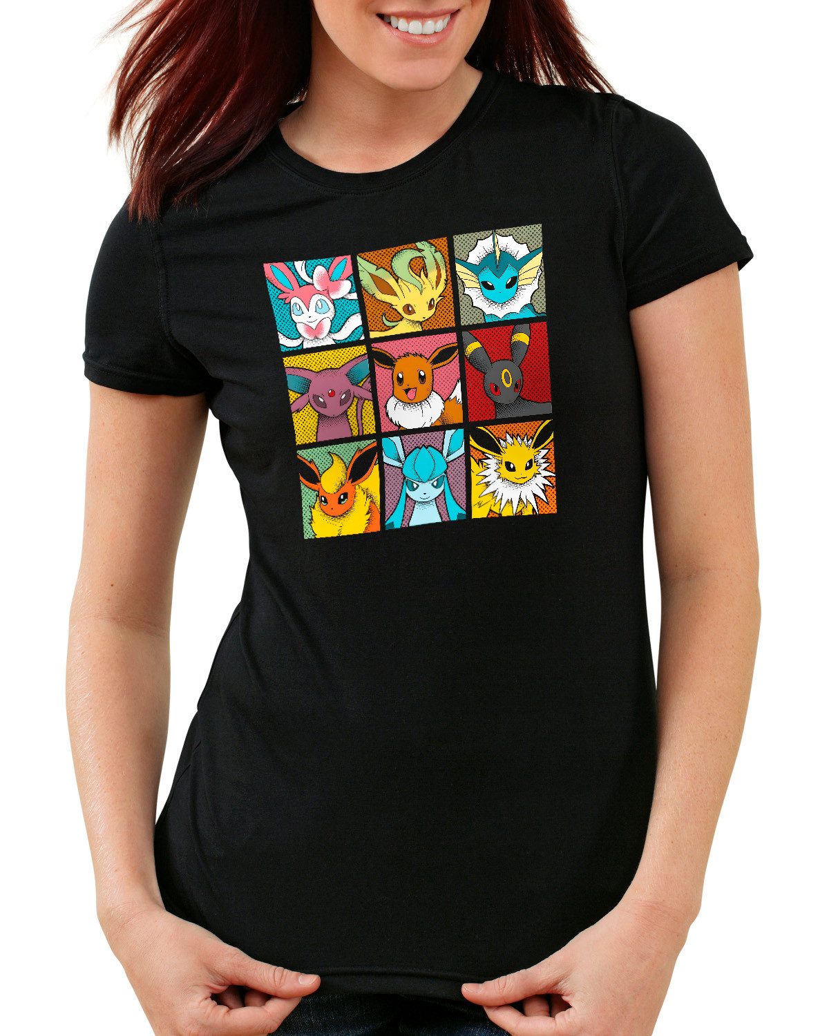 style3 T-Shirt Eeveelution amiibo planet go pokemon ball pikachu günstig online kaufen