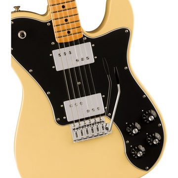 Fender E-Gitarre, Vintera II '70s Telecaster Deluxe MN with Tremolo Vintage White - E-