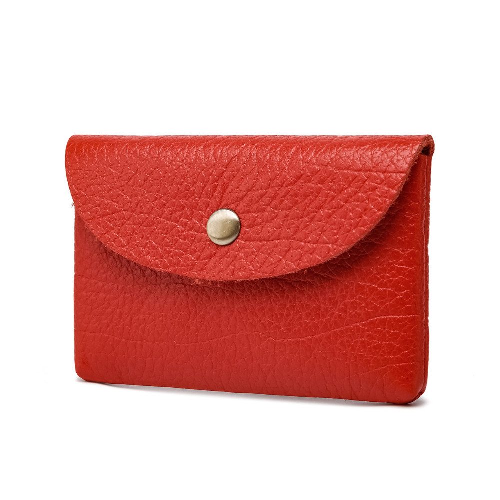 Fomax Kartenetui aus hochwertigem Echtleder, Kompakte Kartentasche für bis zu 20 Karten, Leicht, Handlich und Stilvoll