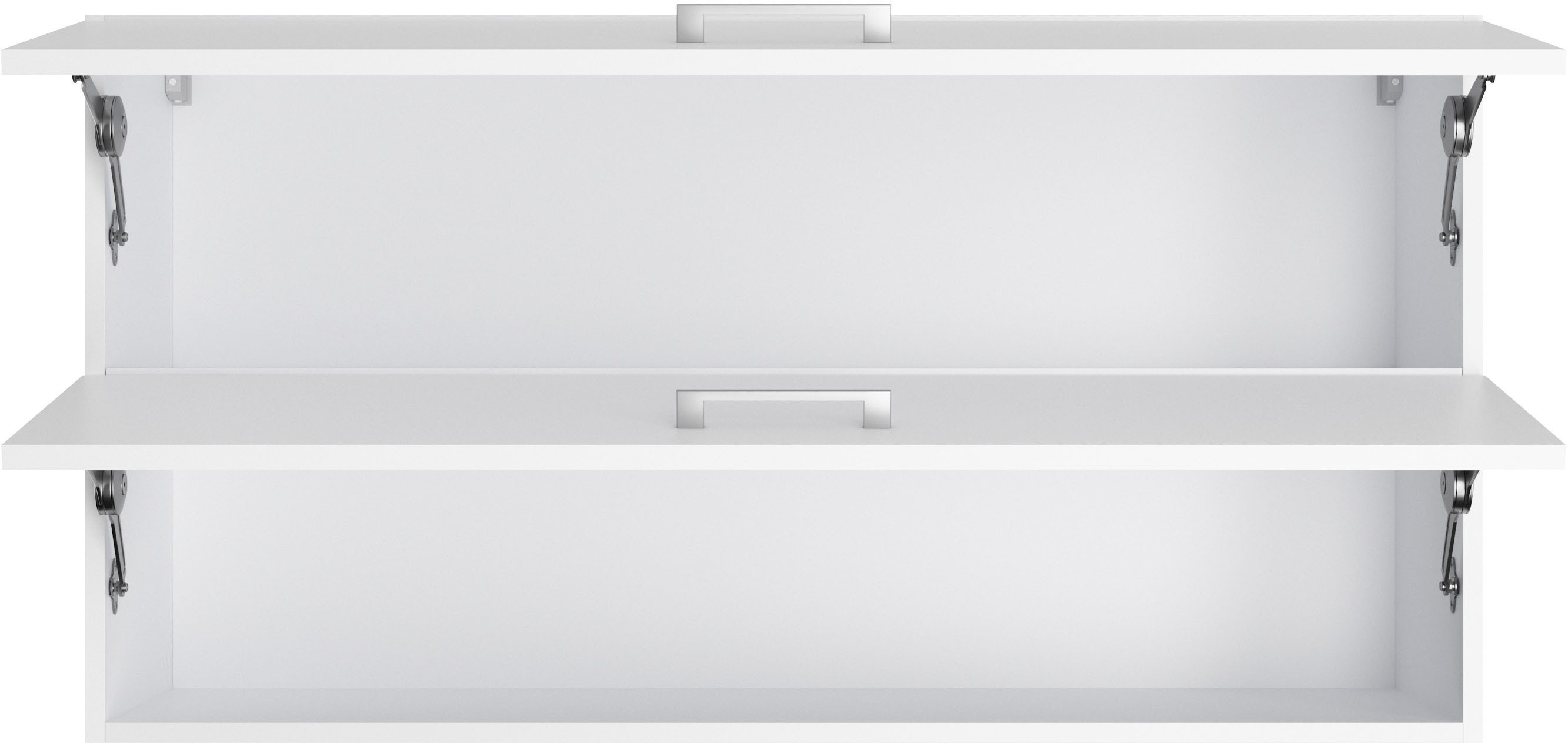 KOCHSTATION Klapphängeschrank KS-Milan Klapphängeschrank 110 cm, matte oder hochglänzende Fronten