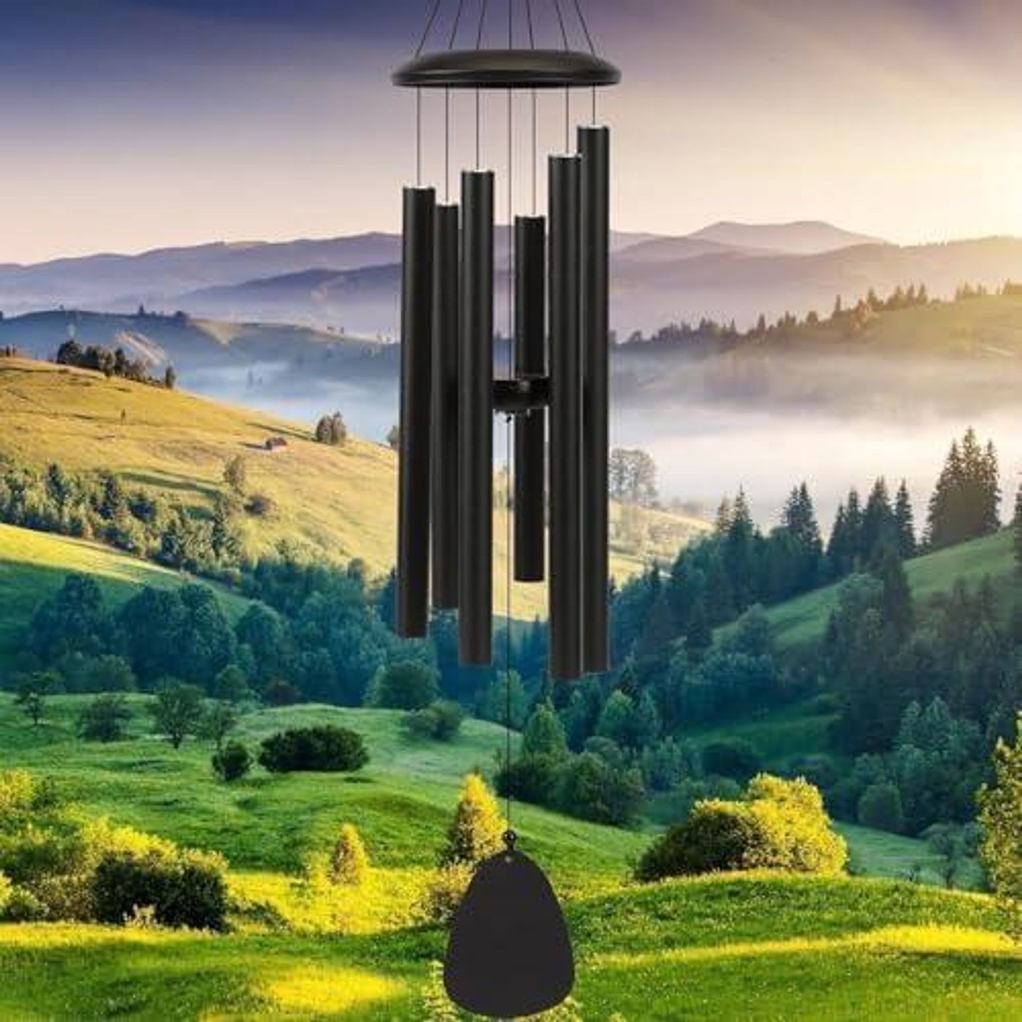 FELIXLEO Windspiel Windspiele für draußen hängend Garten Glockenspiel Dekoration (1 St)