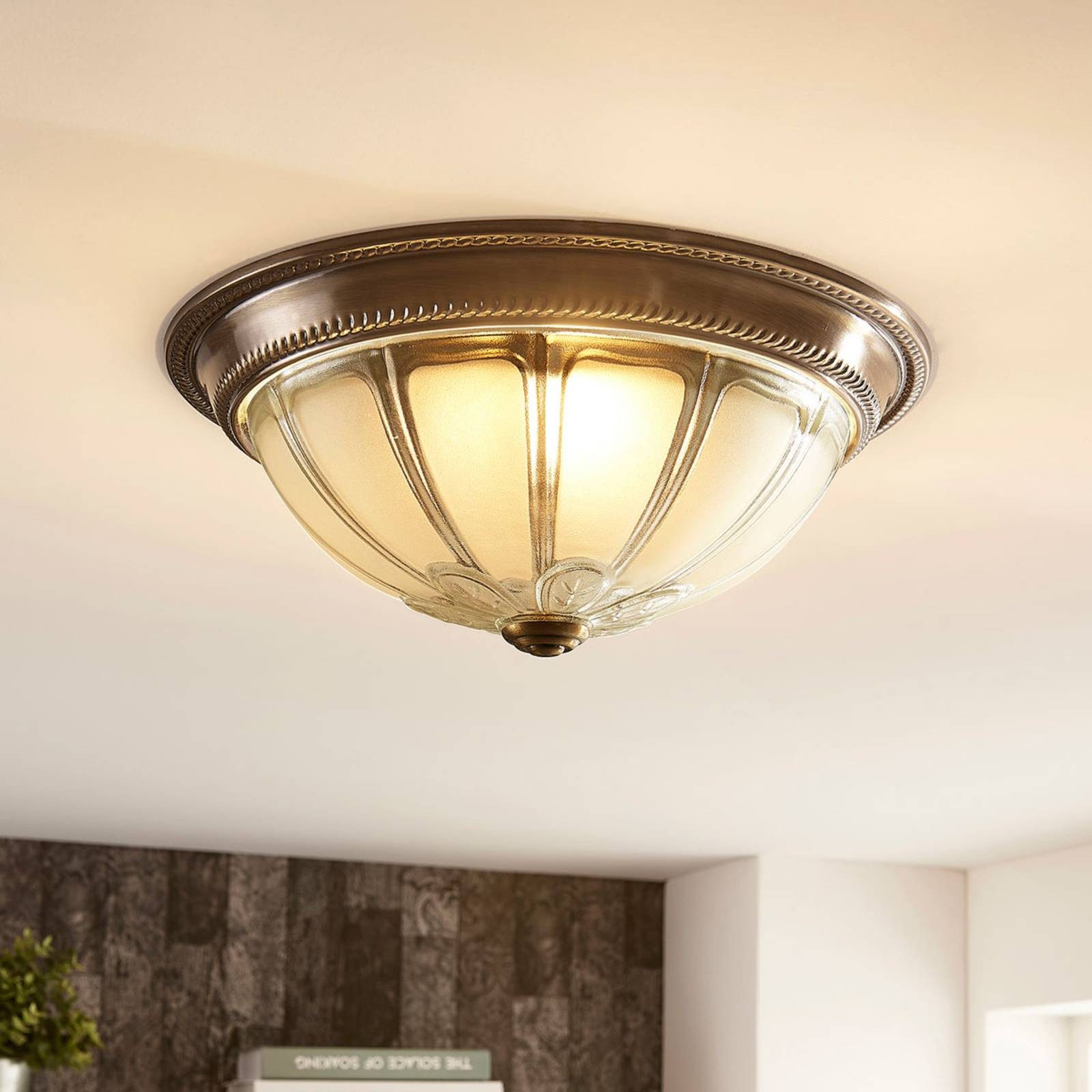 Lindby LED Deckenleuchte Henja, dimmbar, LED-Leuchtmittel günstig online kaufen