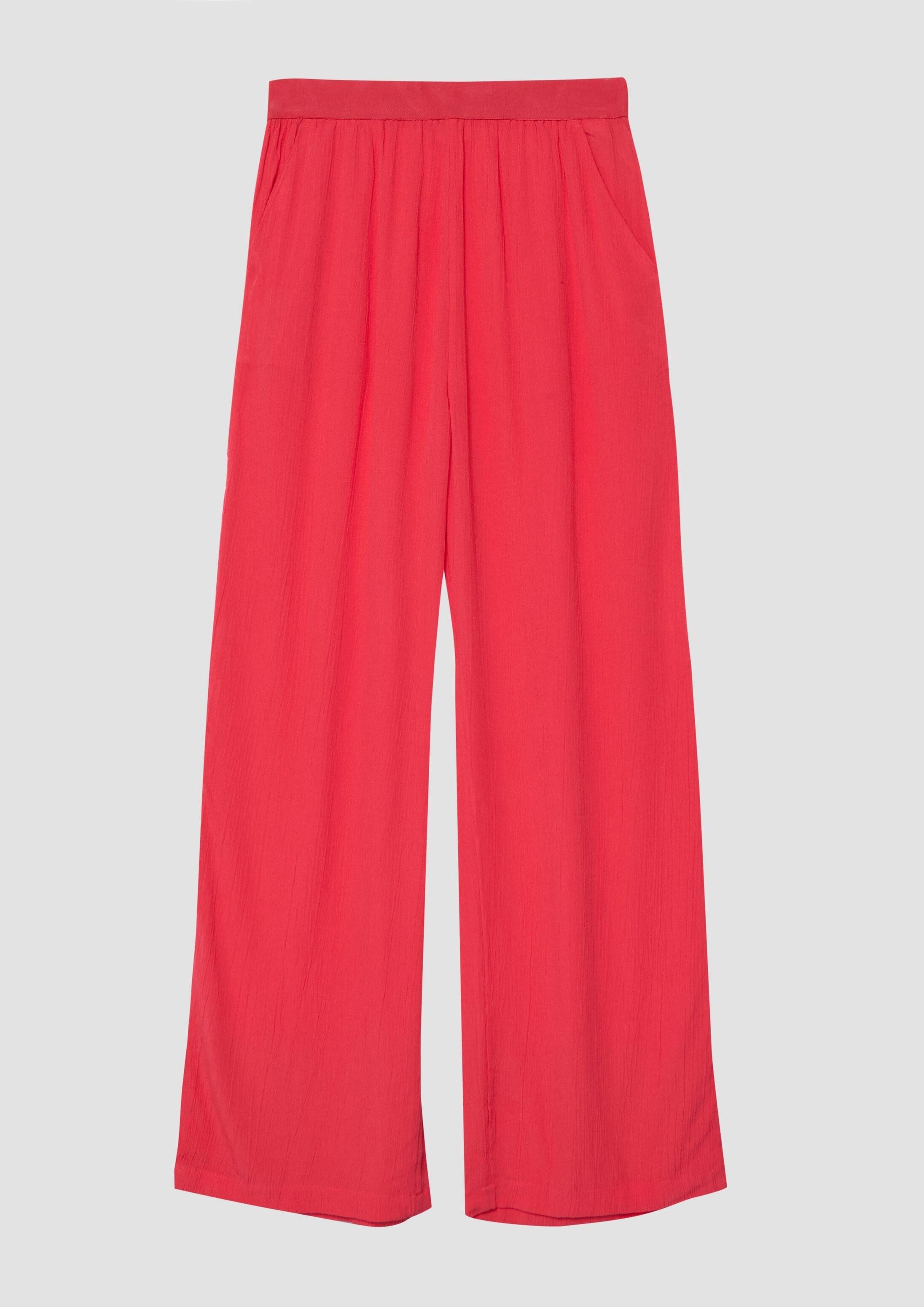 s.Oliver Chinos Hose Wide-Leg-Hose im Loose Fit aus Viskose