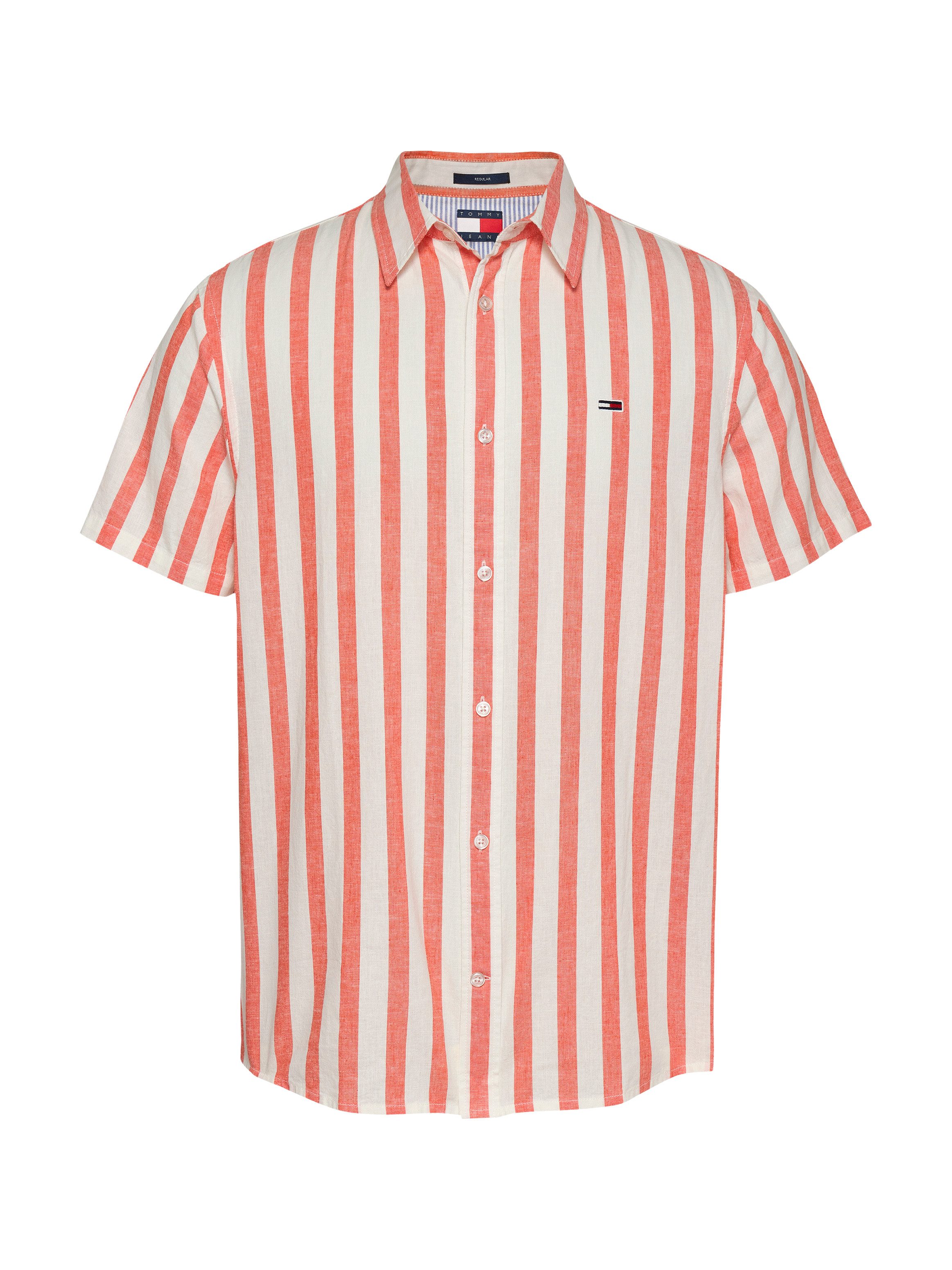 Ecru / Bright Vermillion