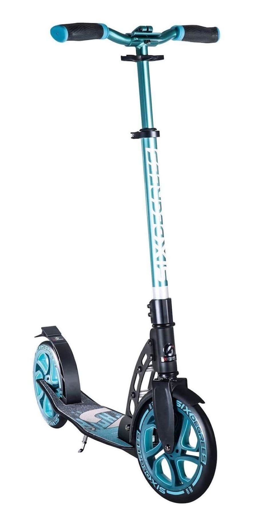 Globber Laufrad Six Degrees Aluminium Scooter mit extragroßen 230 und 215 mm Räder