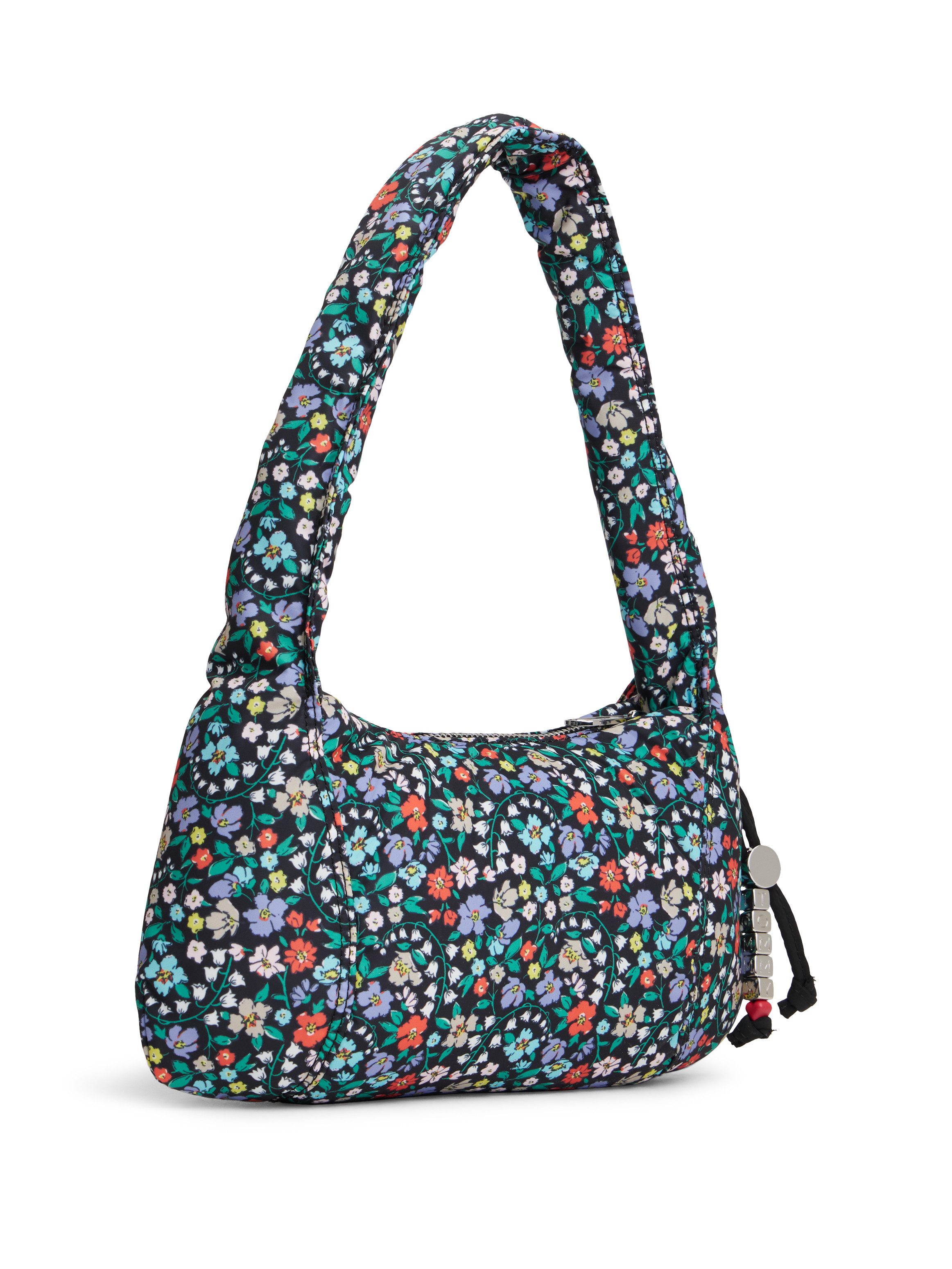 Tommy Jeans Schultertasche TJW CASUAL FLORAL SHOULDER, Damen Tragetasche, Umhängetasche in trendiger, bunter Blumenoptik