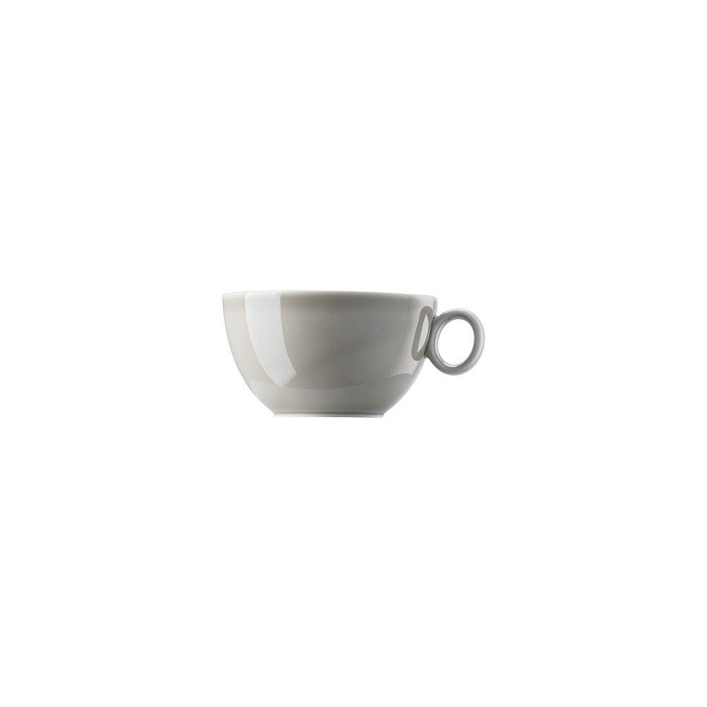 Thomas Porzellan Becher Thomas Loft Moon Grey Milchkaffeeobertasse 350 ml, Porzellan