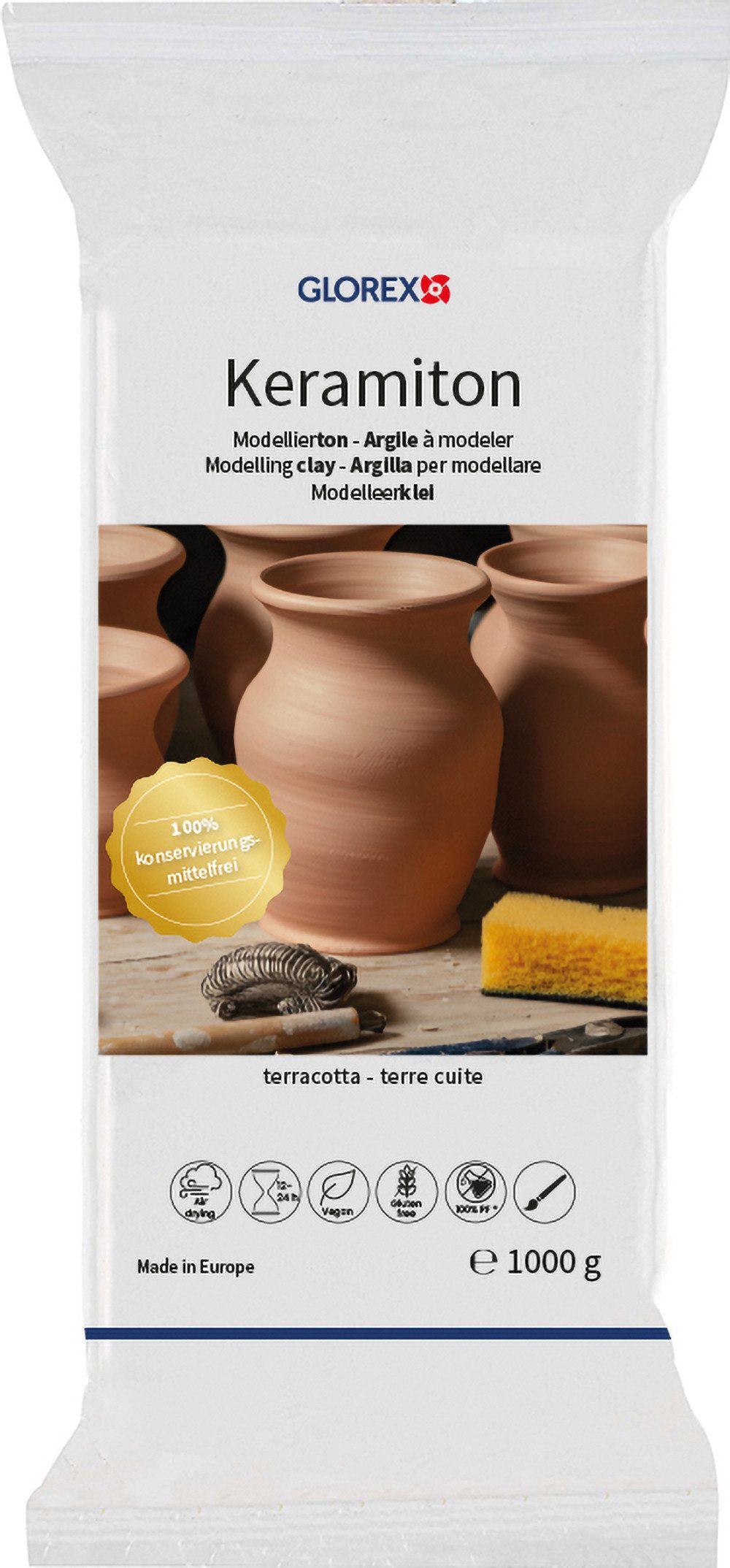 Glorex Modelliermasse Keramiton, 1000g