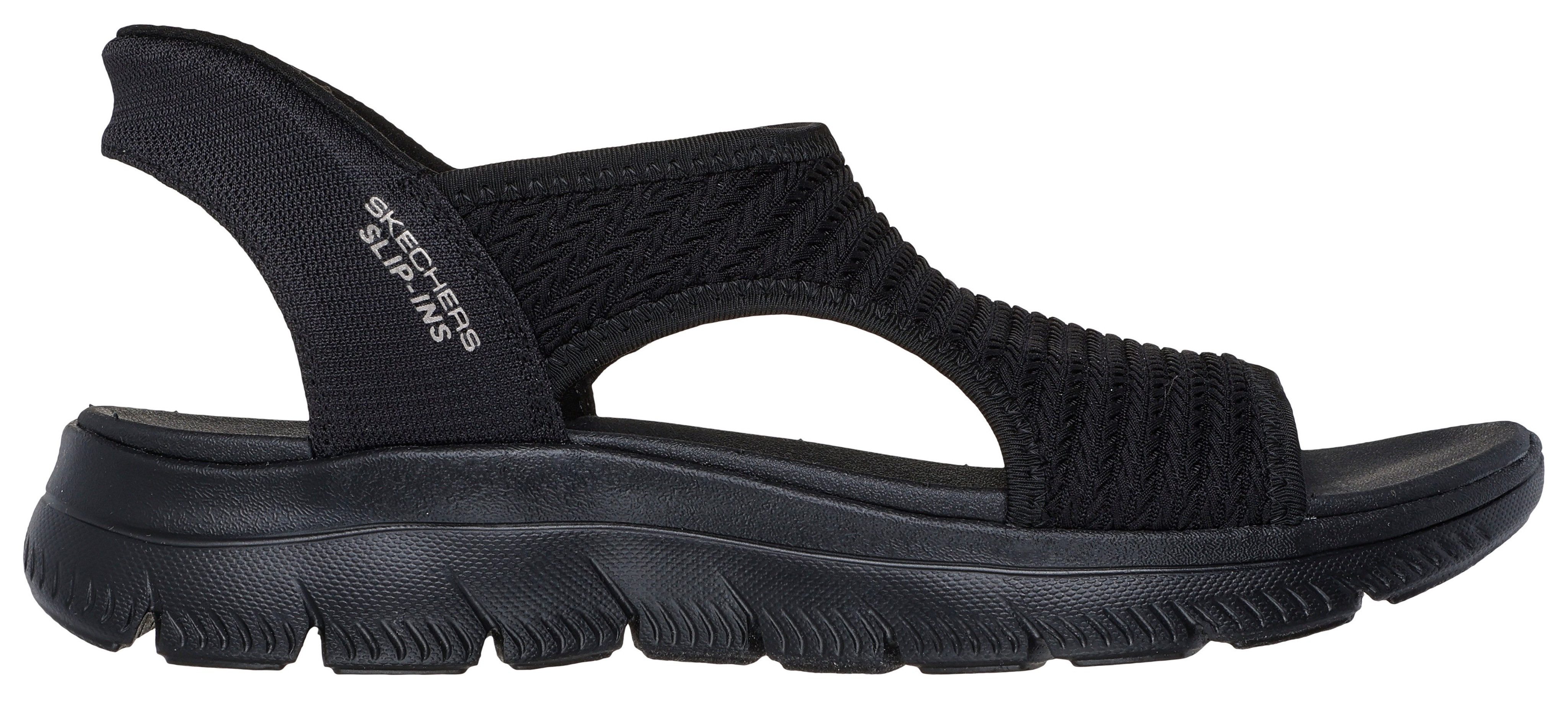 Skechers SUMMITS-SWEETLY EVOLVED Sandale Sportsandale, Trekkingsandale mit Slip-In Funktion