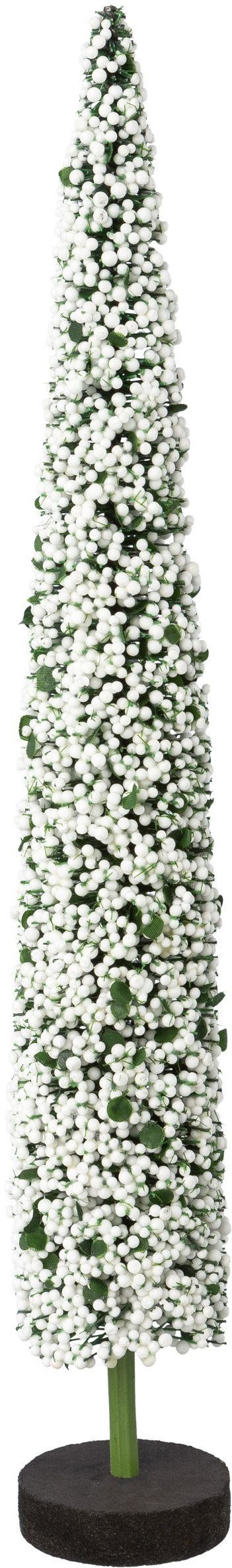 Creativ deco Dekobaum Weihnachtsdeko (2 St), auf hochwertiger Holzbase, mit günstig online kaufen