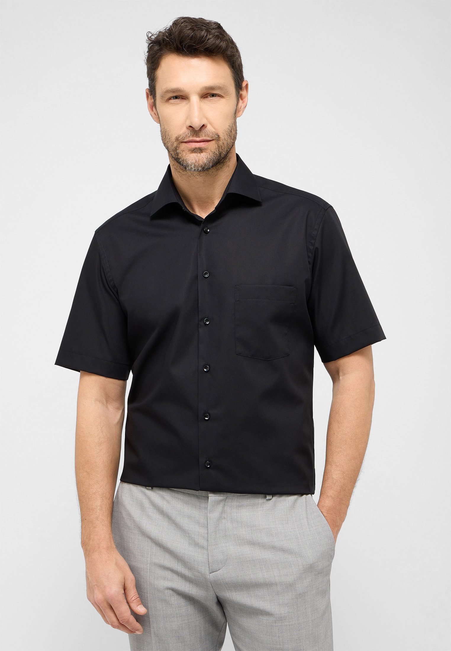Eterna Kurzarmhemd MODERN FIT NON IRON günstig online kaufen