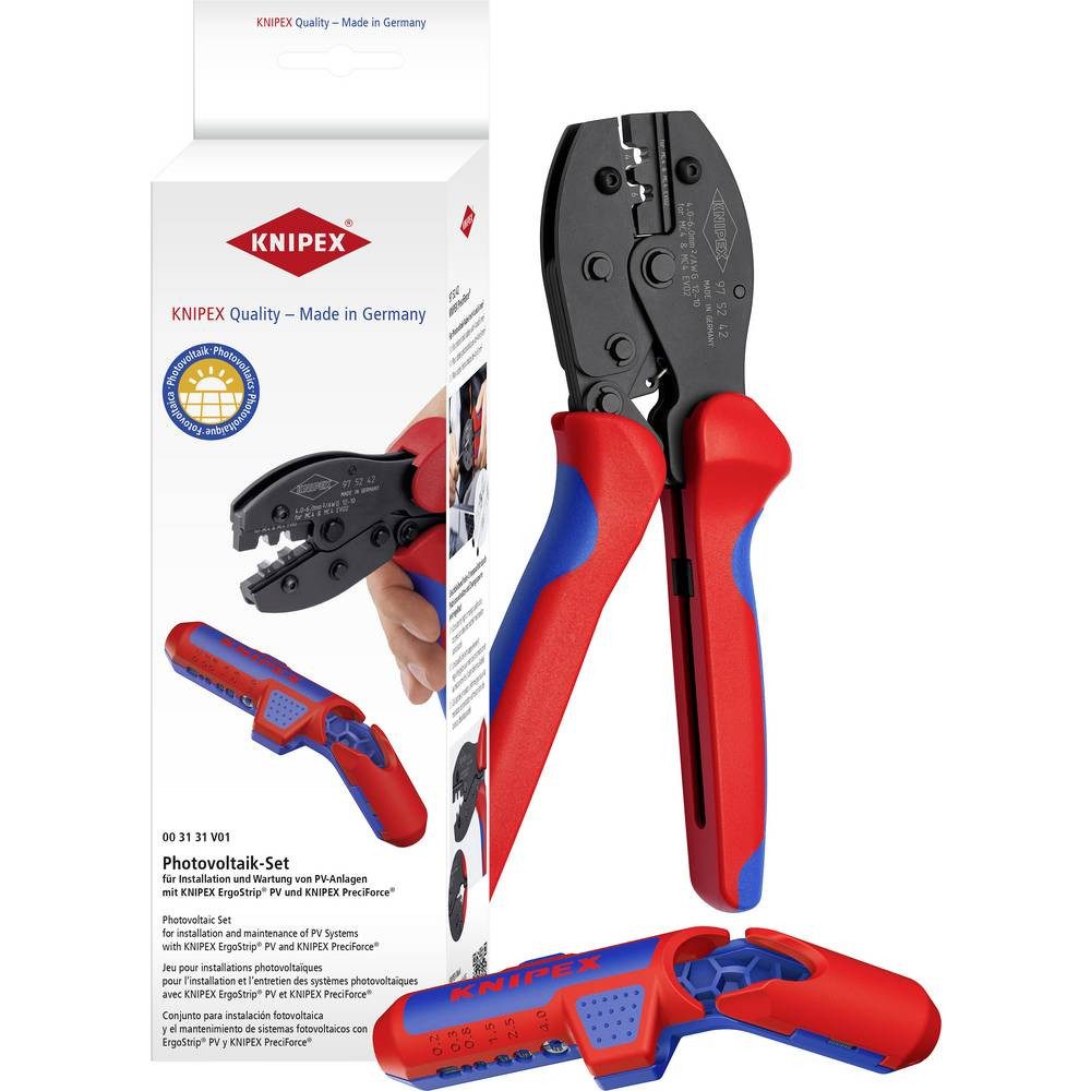 Knipex Abisolierzange 00 31 31 V01 SB Abisolierwerkzeug-Set