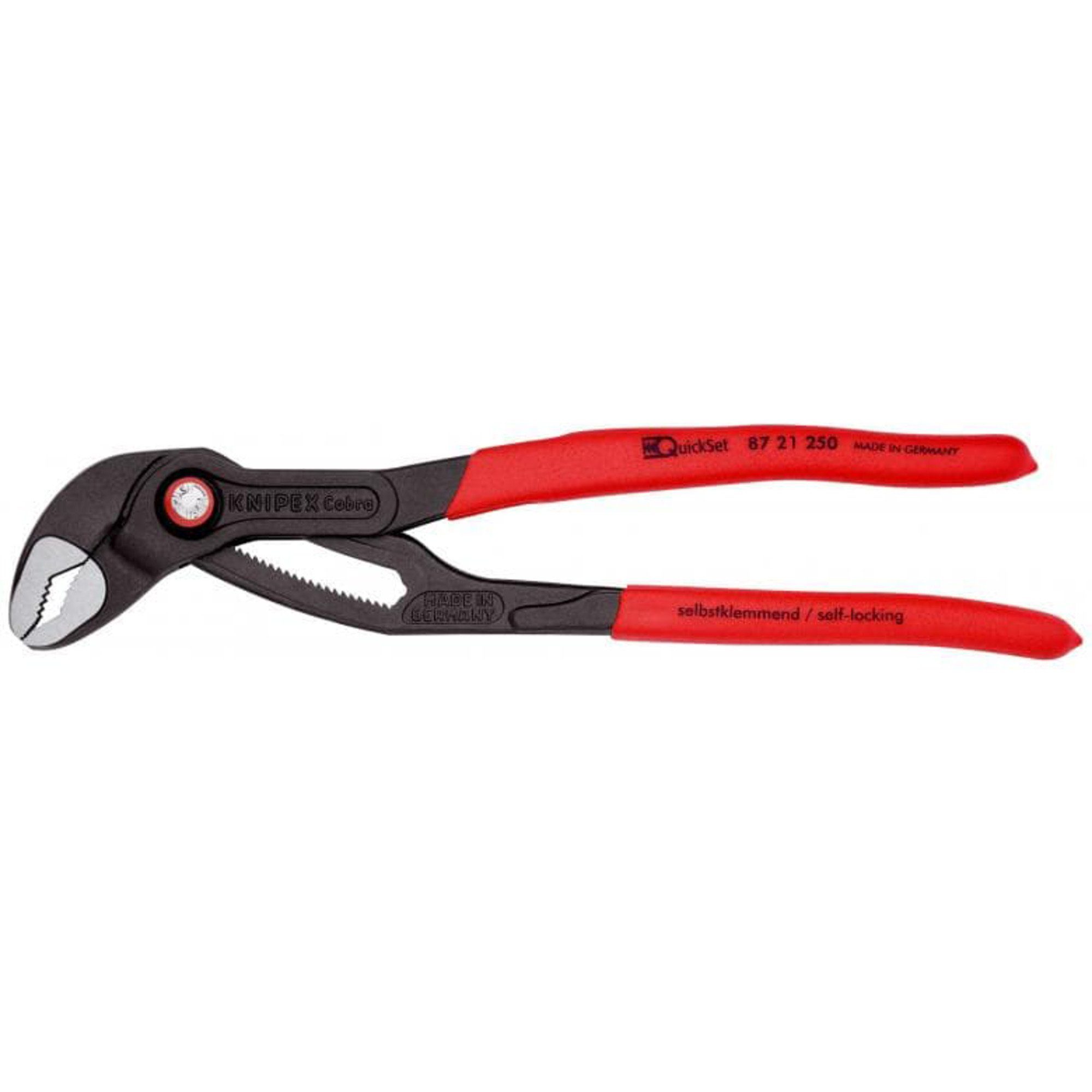 Greifzange KNIPEX Cobra QuickSet Rohr- / Wasserpumpen-Zange