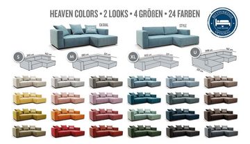 TOM TAILOR HOME Ecksofa HEAVEN CASUAL XL, aus der COLORS COLLECTION, wahlweise mit Bettfunktion & Bettkasten