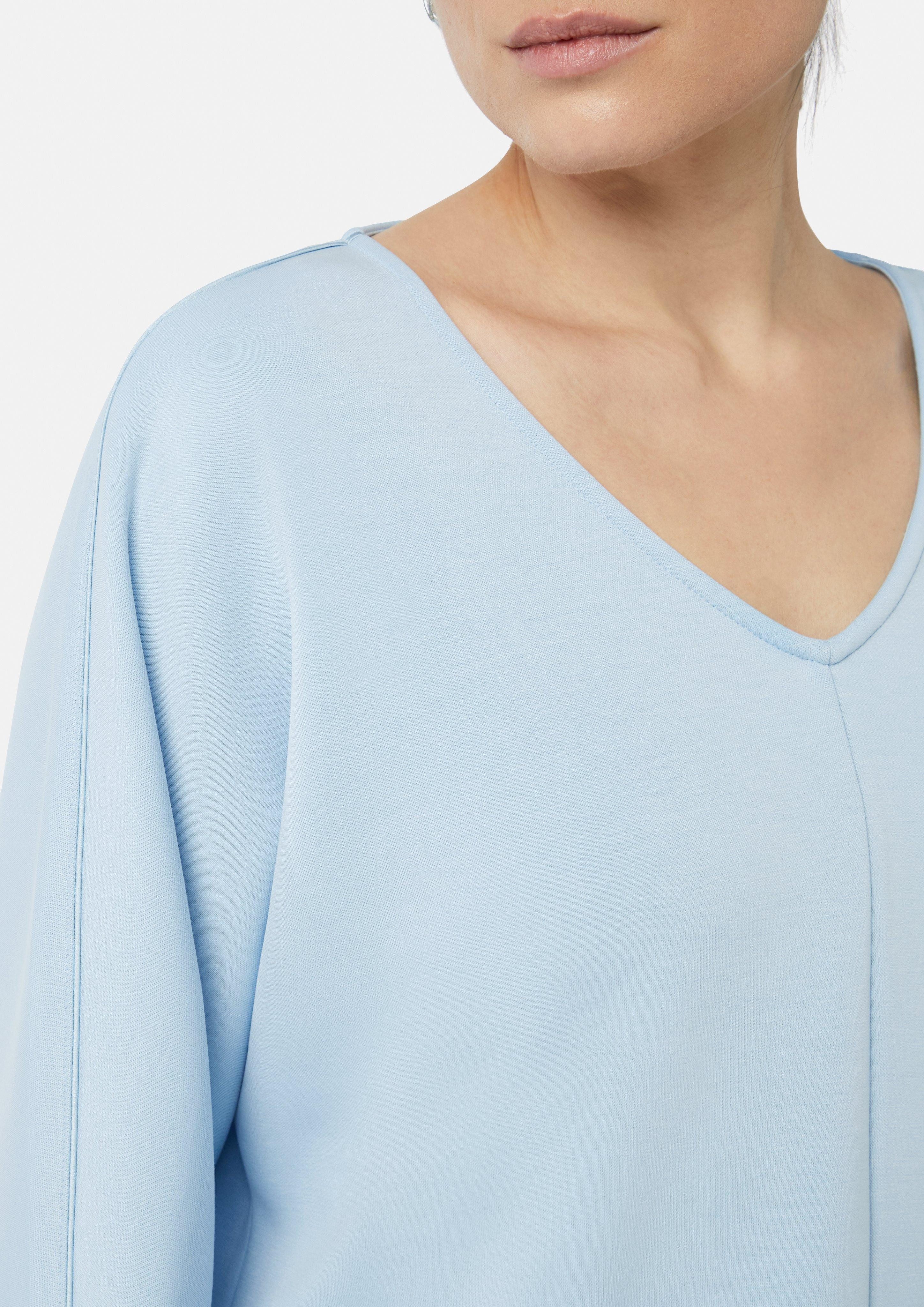 Comma Sweatshirt Weiches Relaxed-Fit-Sweatshirt mit Fledermausärmeln günstig online kaufen