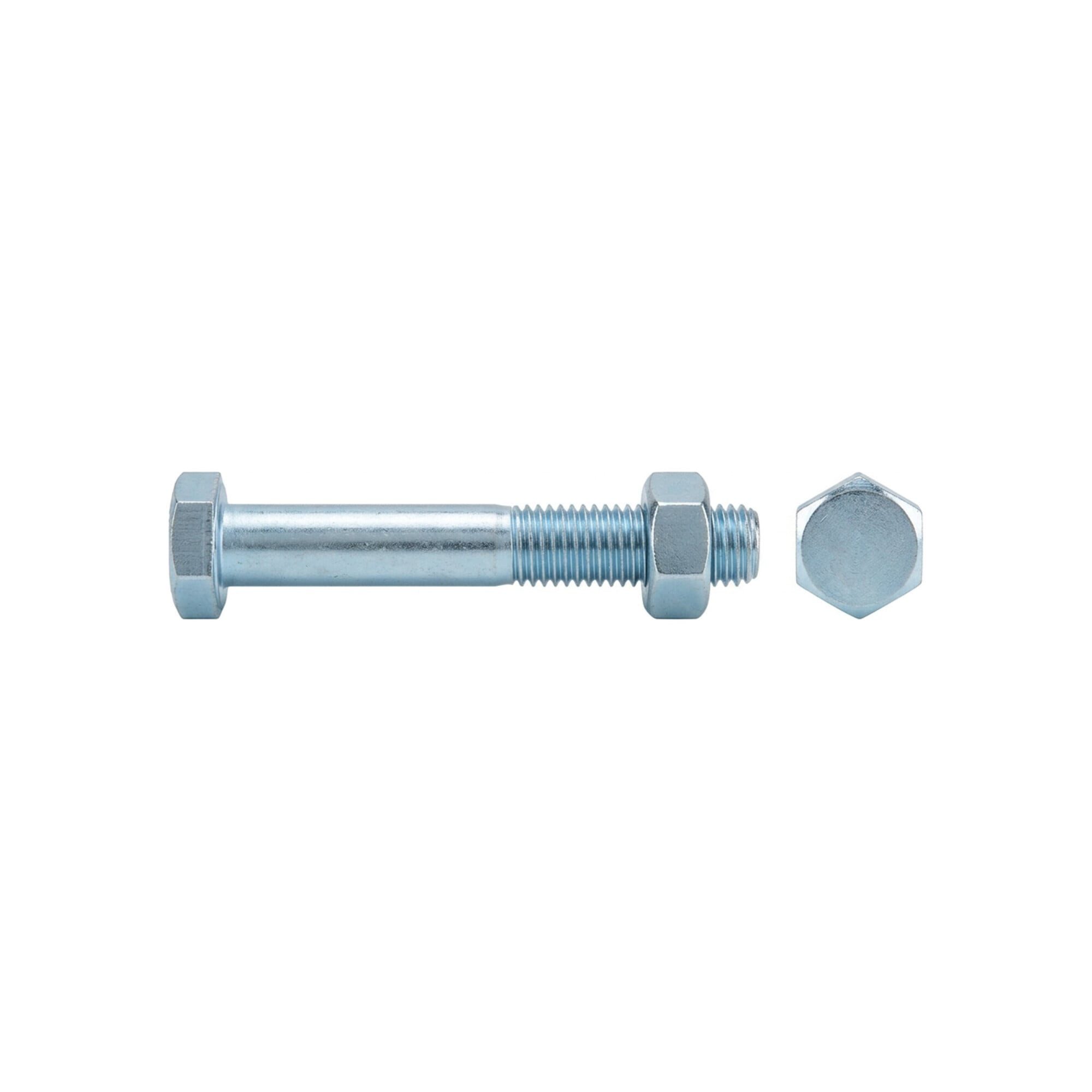 Contorion Sechskantmutter DIN 601/ISO 4016 Sechskant-Schaftschraube M20x60 Stahl 4.6 feuerverzin