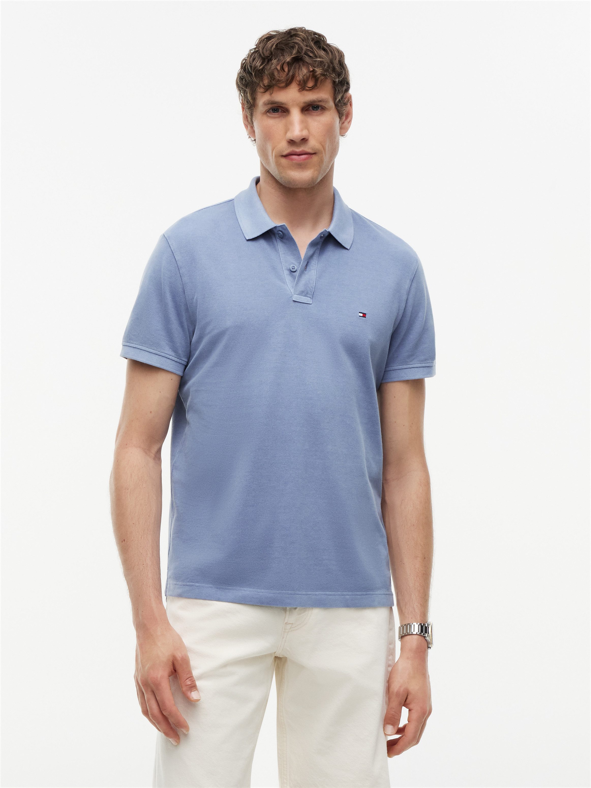Tommy Hilfiger Poloshirt GARMENT DYE REG POLO leicht gewaschene Optik