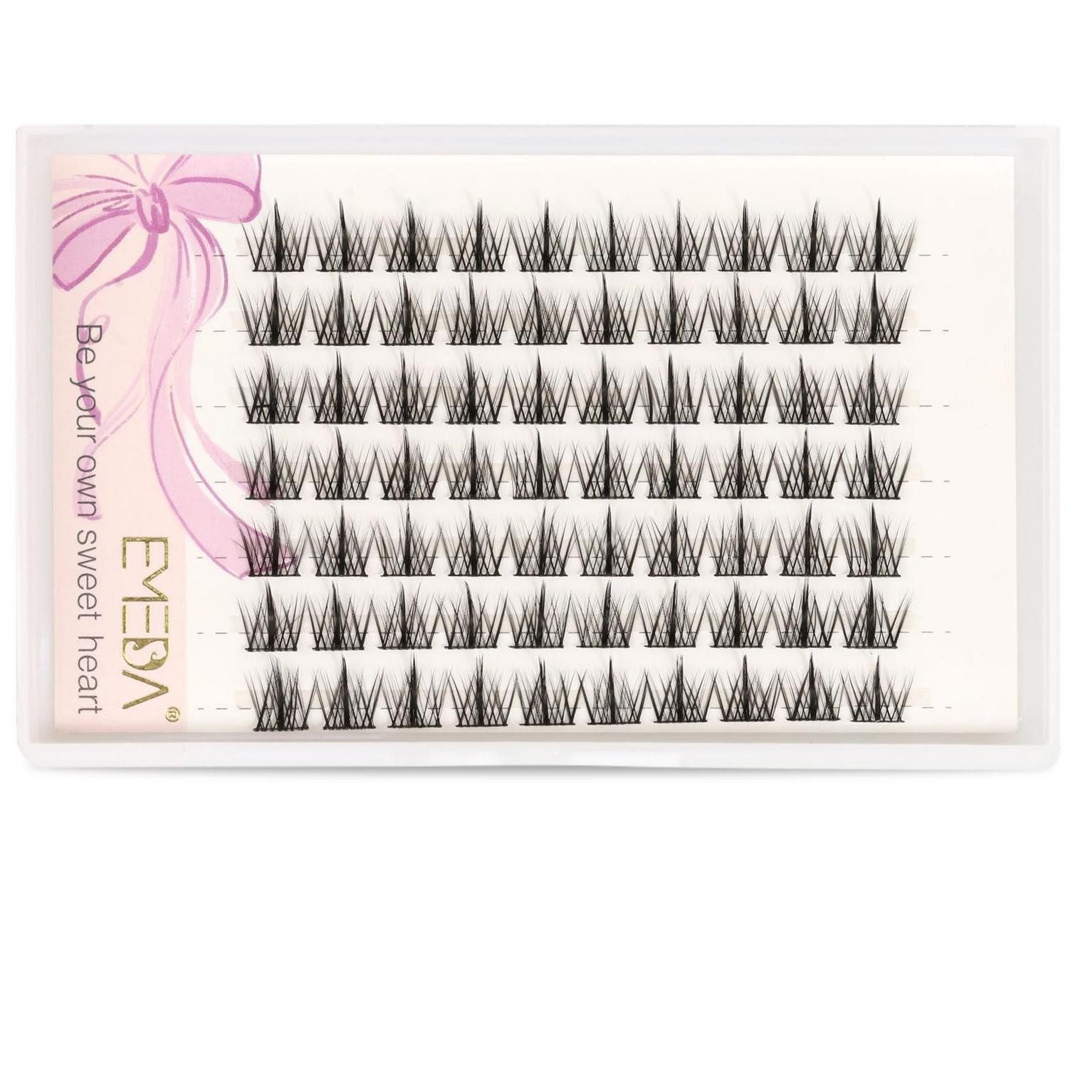 LuxusKollektion Einzelwimpern DIY Wimpernverlängerung 12mm Cluster