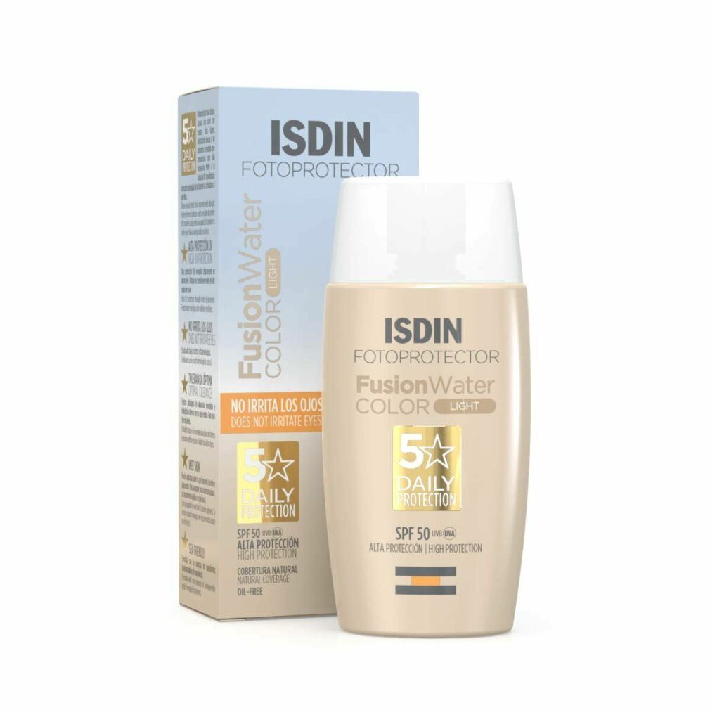 Isdin Sonnenschutzcreme Fusion Water Farbe Light SPF50