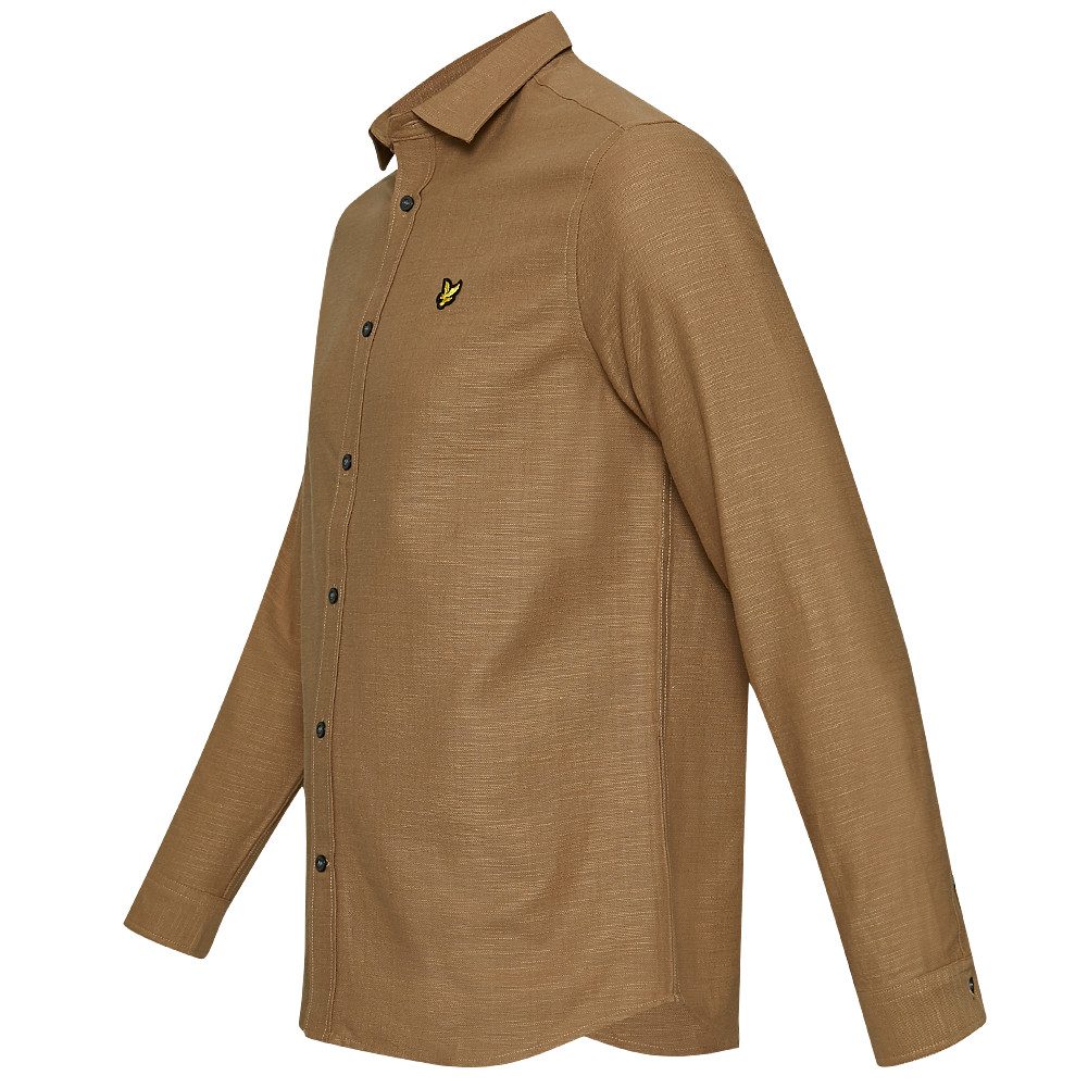Lyle & Scott Langarmhemd Chunky Slub günstig online kaufen