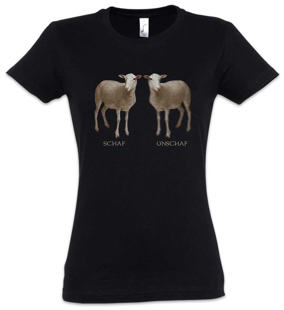 Urban Backwoods Print-Shirt Schaf Unschaf Damen günstig online kaufen