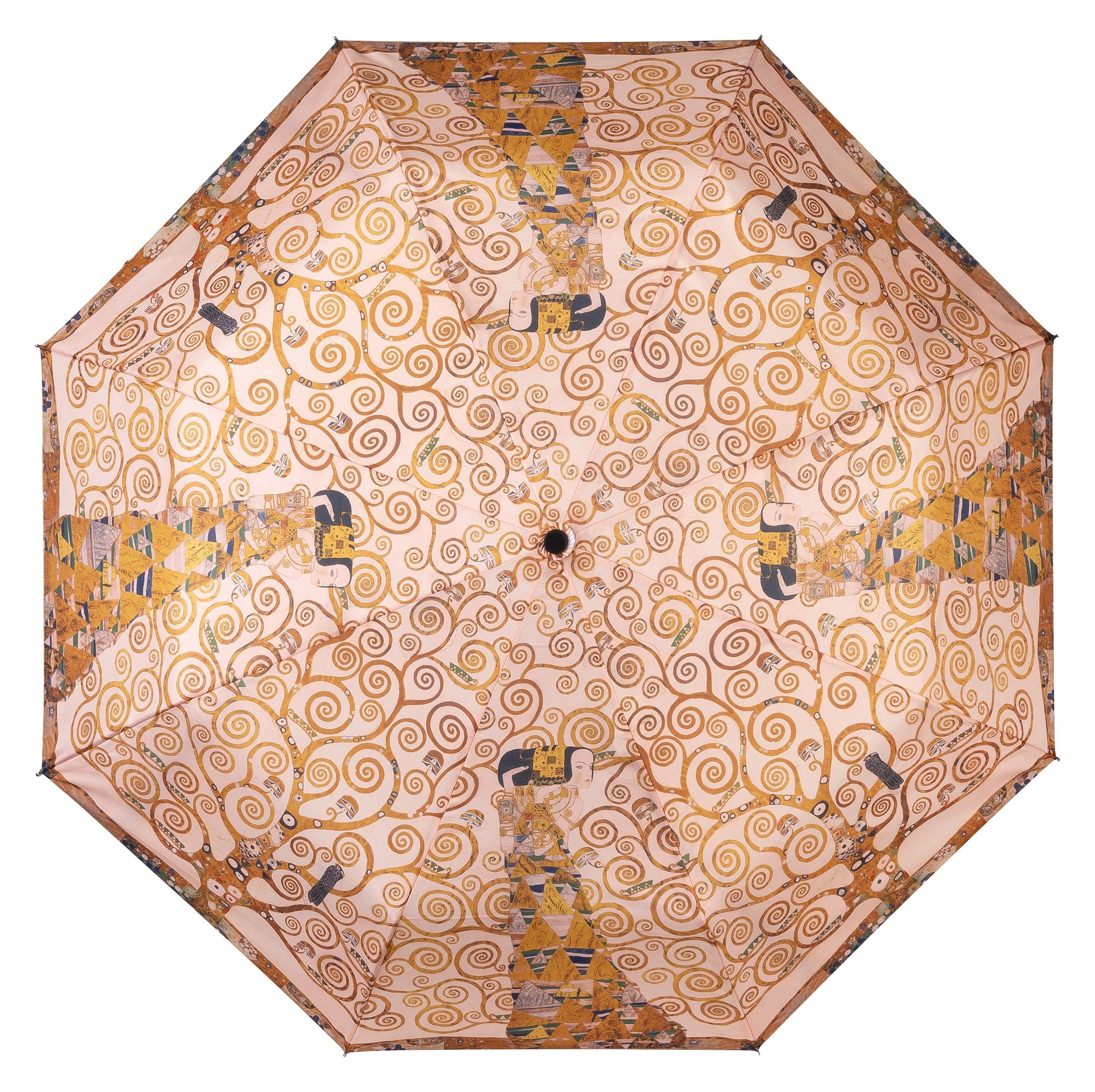 Kunst, Motivschirm Gustav Klimt von Taschenregenschirm Kunstdruck Erwarung / Lebensbaum Lilienfeld