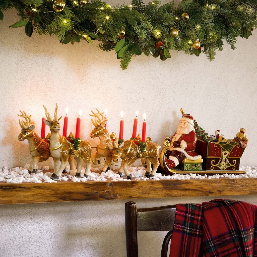 Villeroy & Boch Dekofigur Christmas Toys Memory Santa's Schlitten 22x70x16cm (1 St)