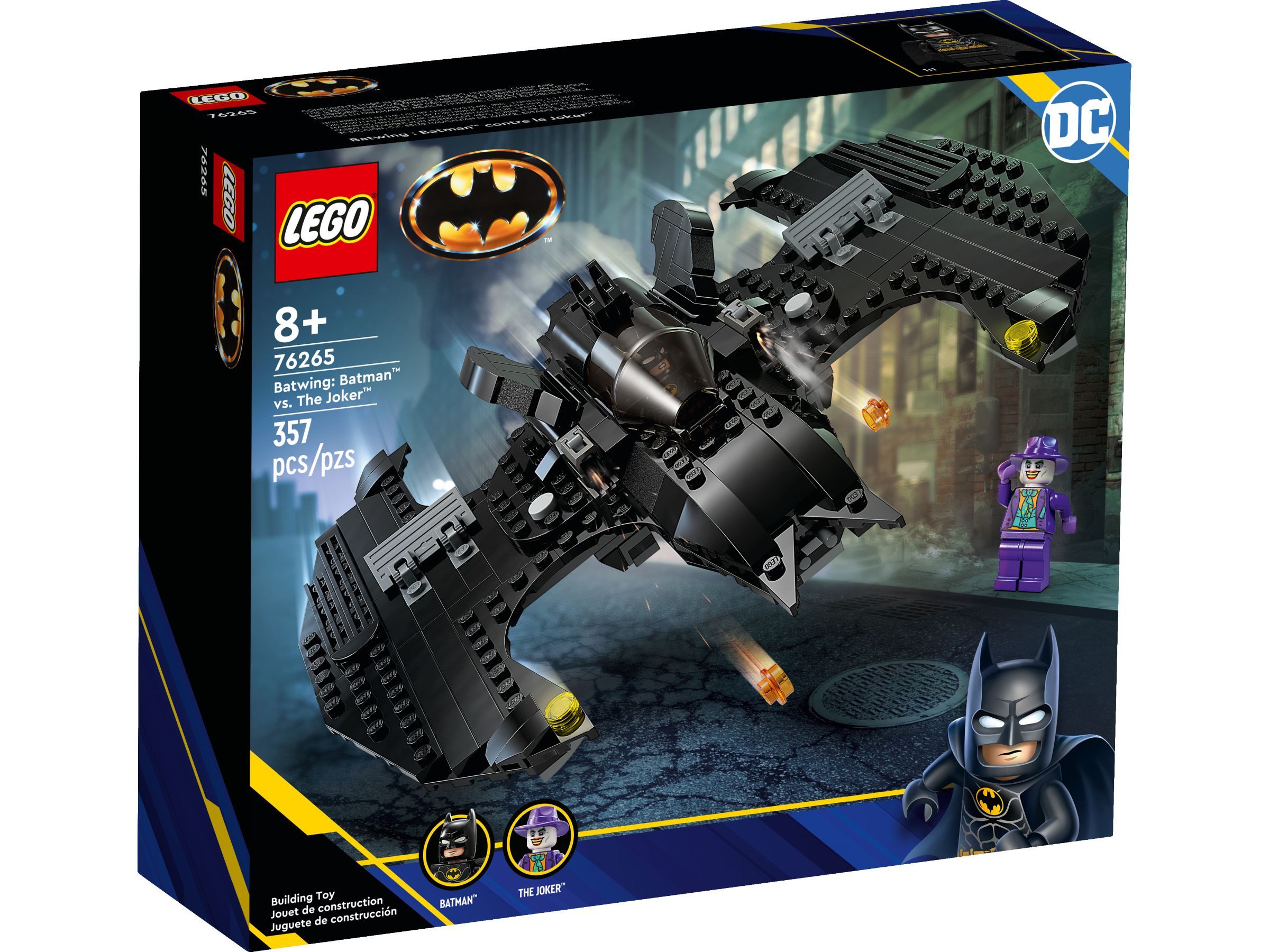 LEGO® LEGO® Super Heroes 76265 Batwing: Batman™ vs. Joker™ Konstruktionsspielsteine, (357 St)