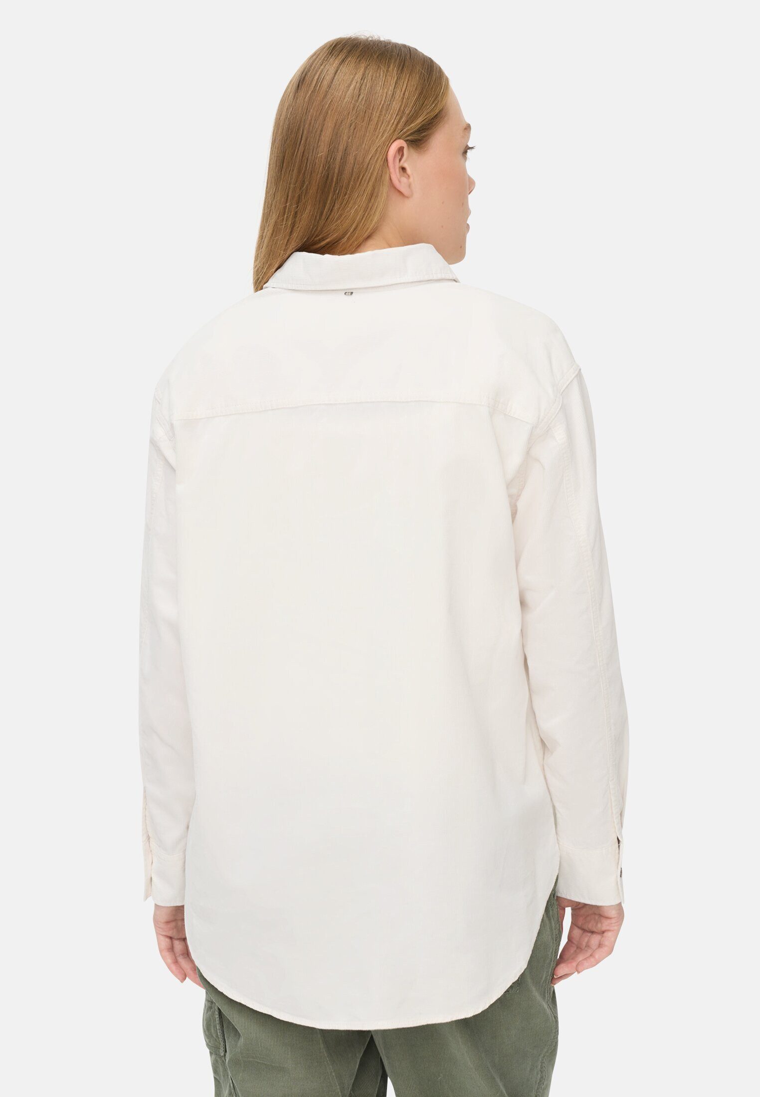 camel active Hemdbluse mit Brusttasche Langarm Kentkragen unifarben günstig online kaufen